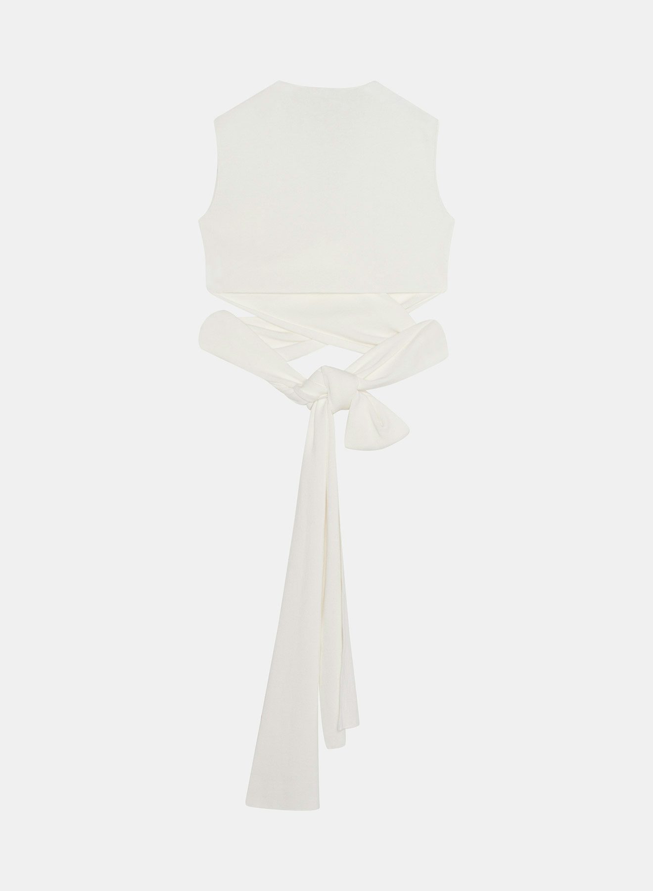 White draped wrap - Nina Ricci
