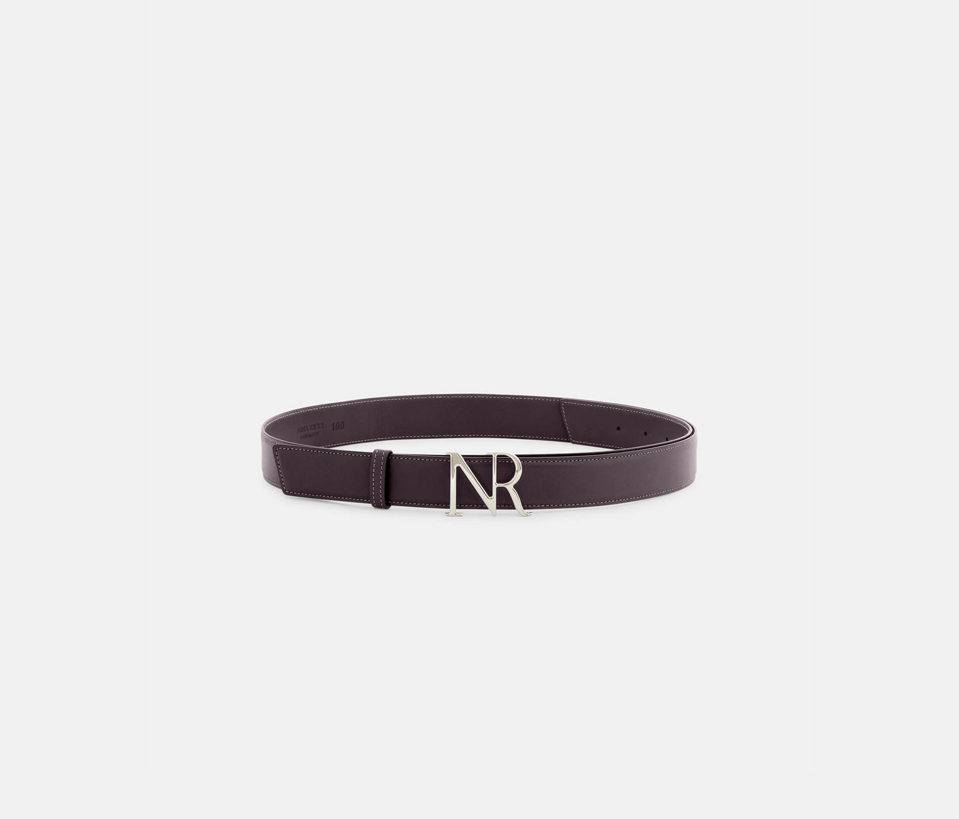 Leather belt bordeaux - Nina Ricci