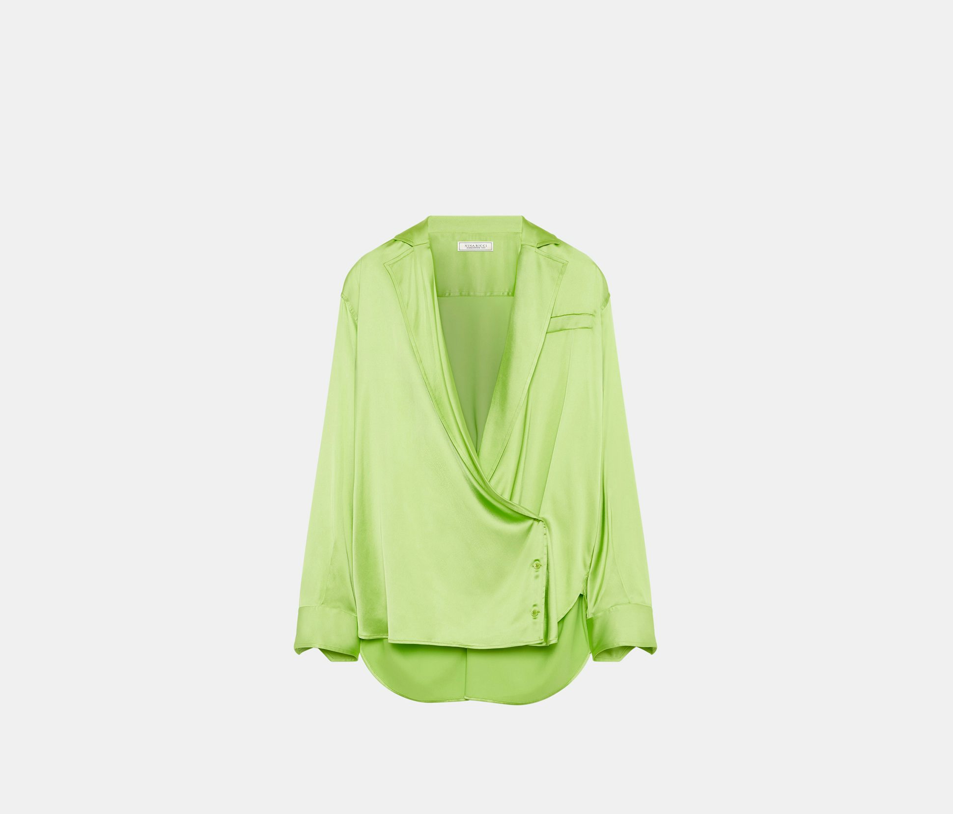 Blouse Cache-Cœur en Satin