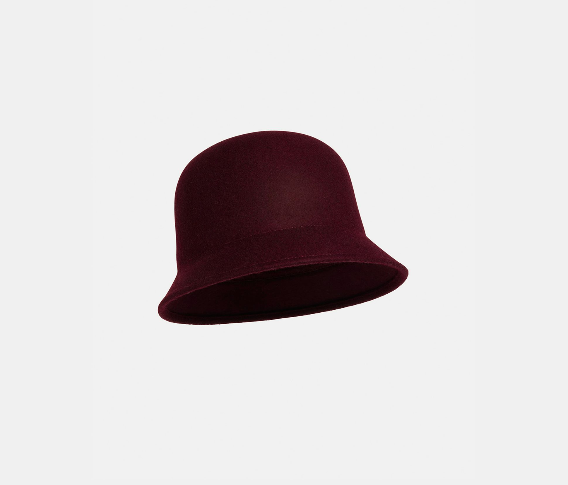 Felted wool hat eggplant - Nina Ricci