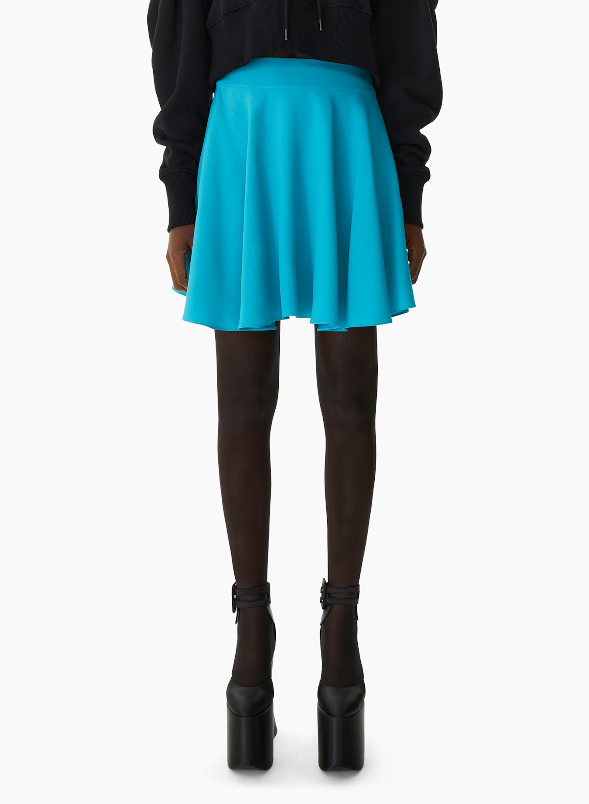 Minifalda De Patinadora De Cady Azul - Nina Ricci 