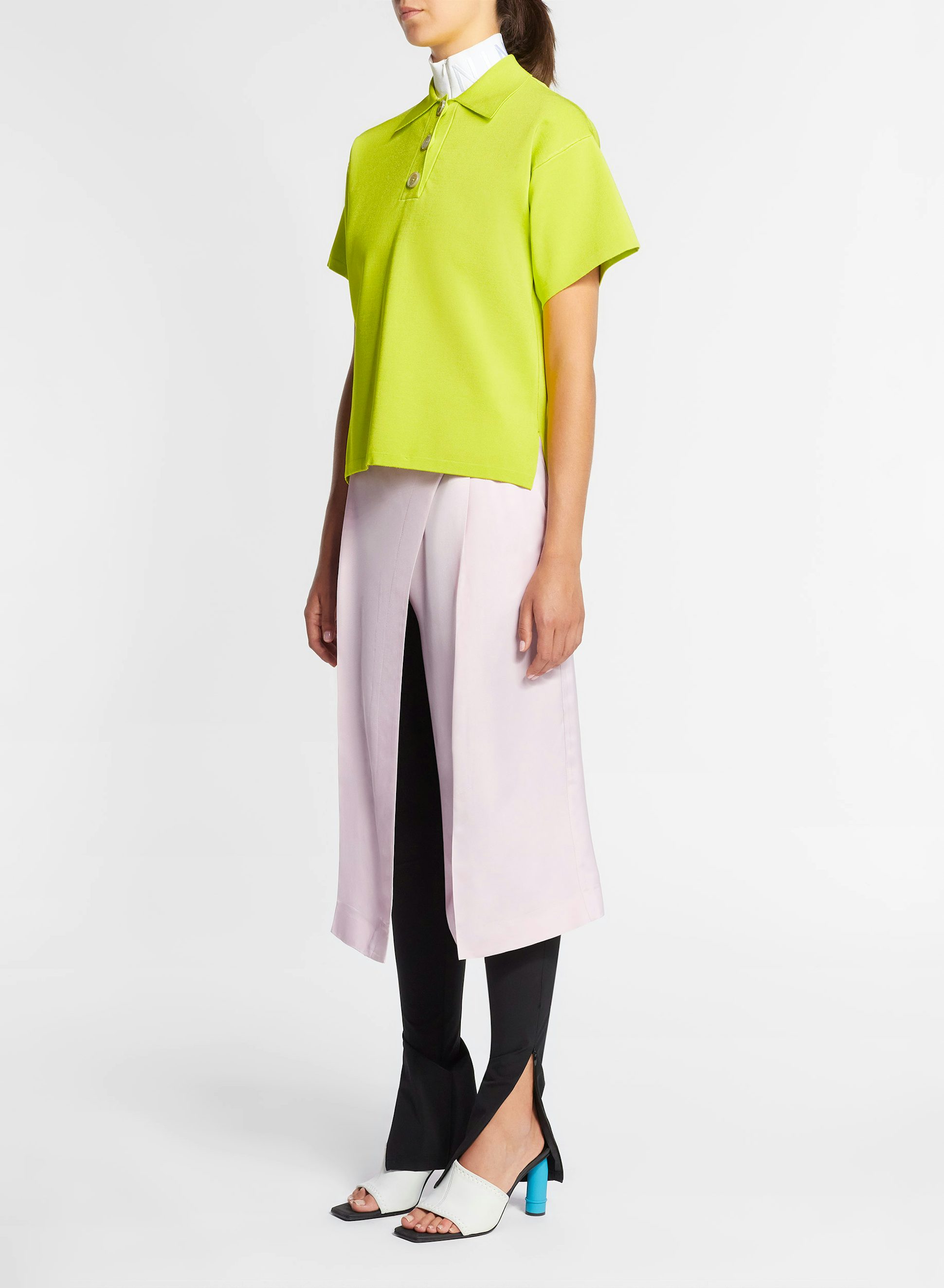 Polo en Jersey Milano Citron Vert - Nina Ricci