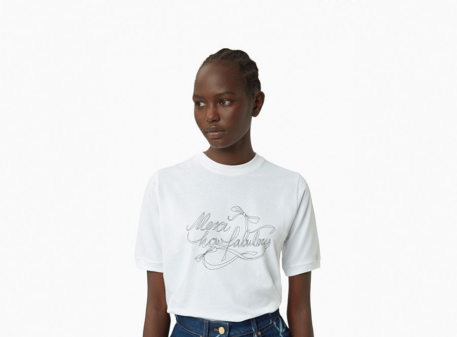 How fabulous T-Shirt in white - Nina Ricci