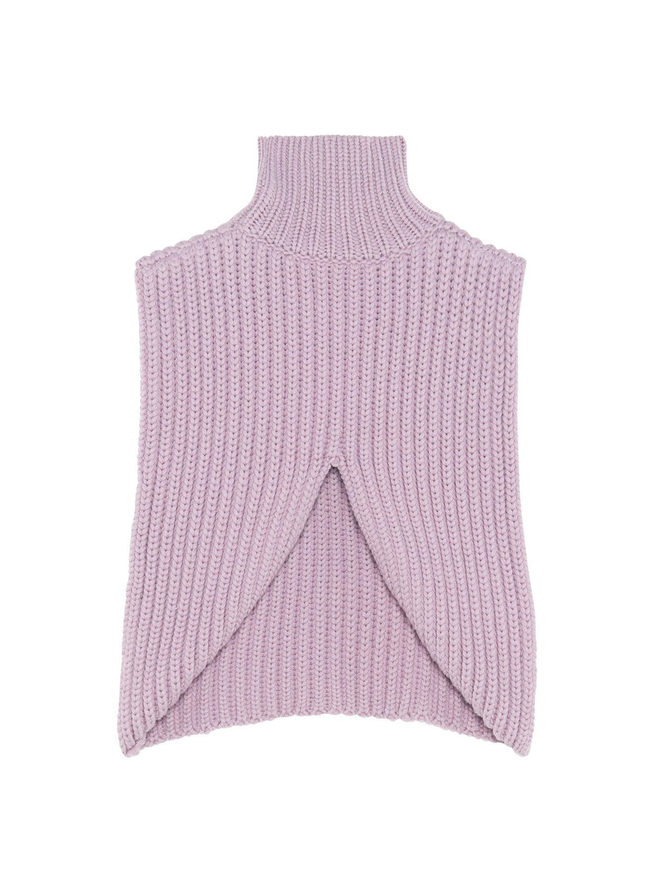 Woolen ribs sweater lilac - Nina Ricci