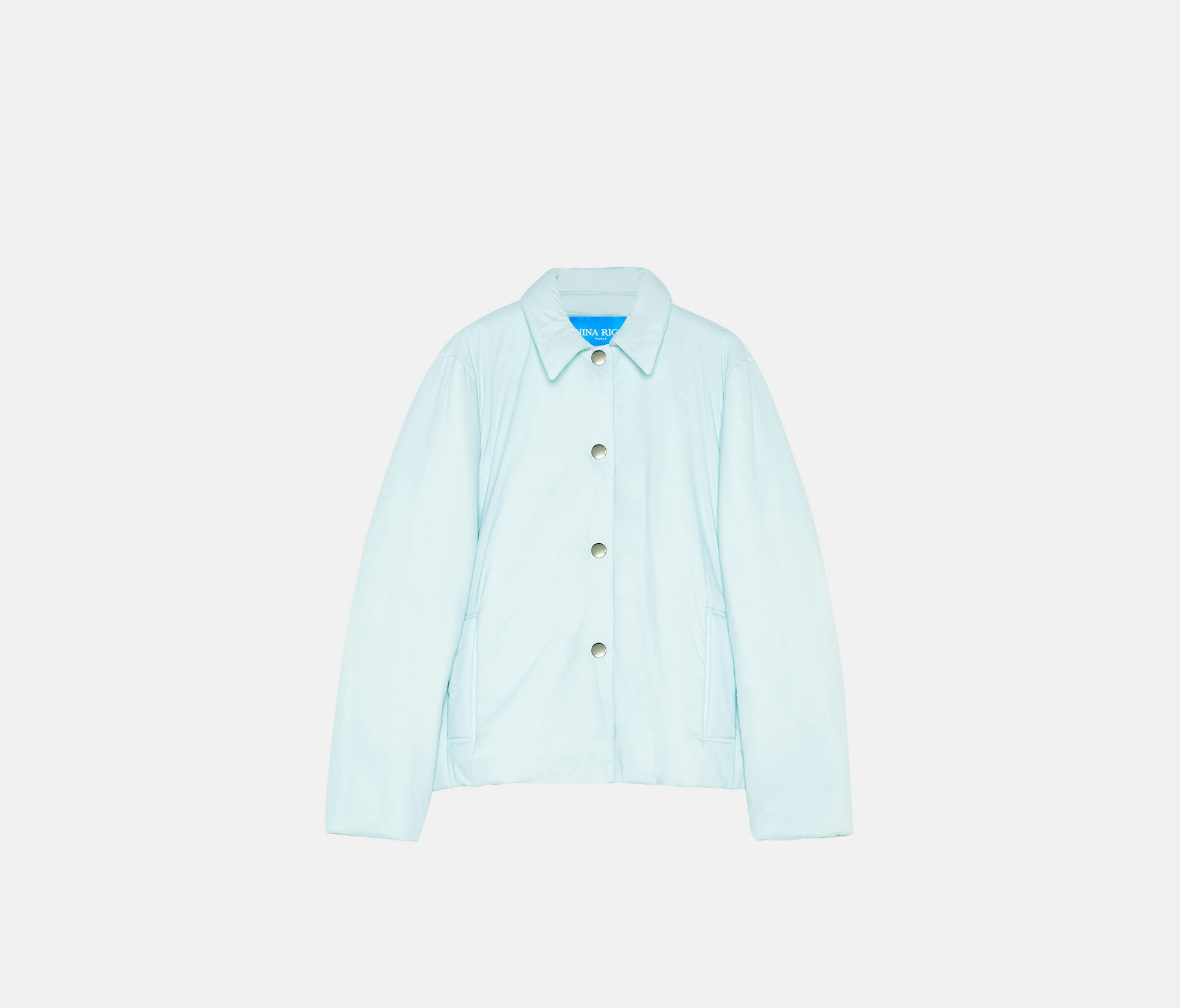 Nylon padded jacket ice blue - Nina Ricci