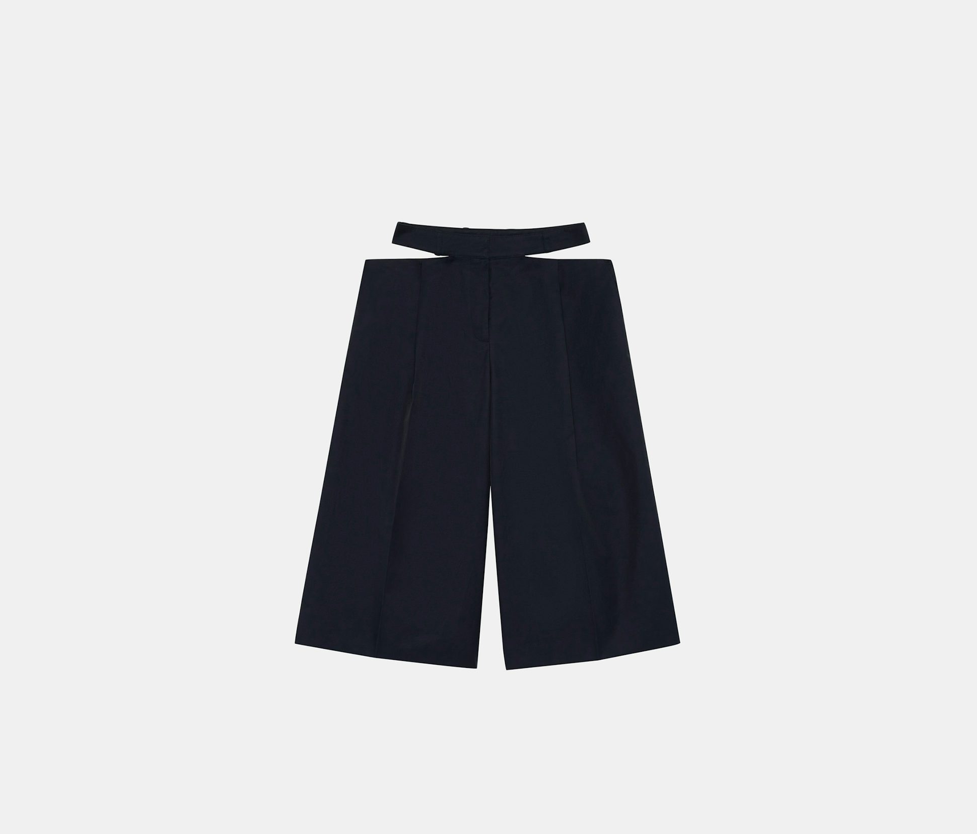 Dark Navy technical cotton Bermuda shorts - Nina Ricci