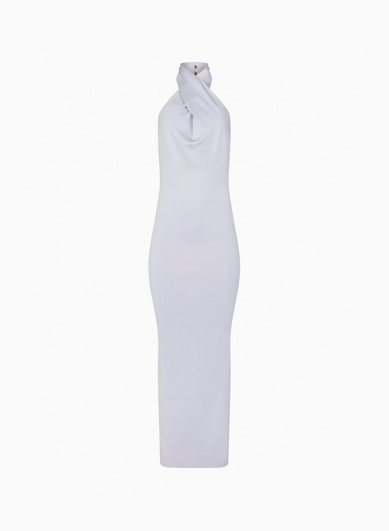 Halter neck draped dress in lilac - Nina Ricci