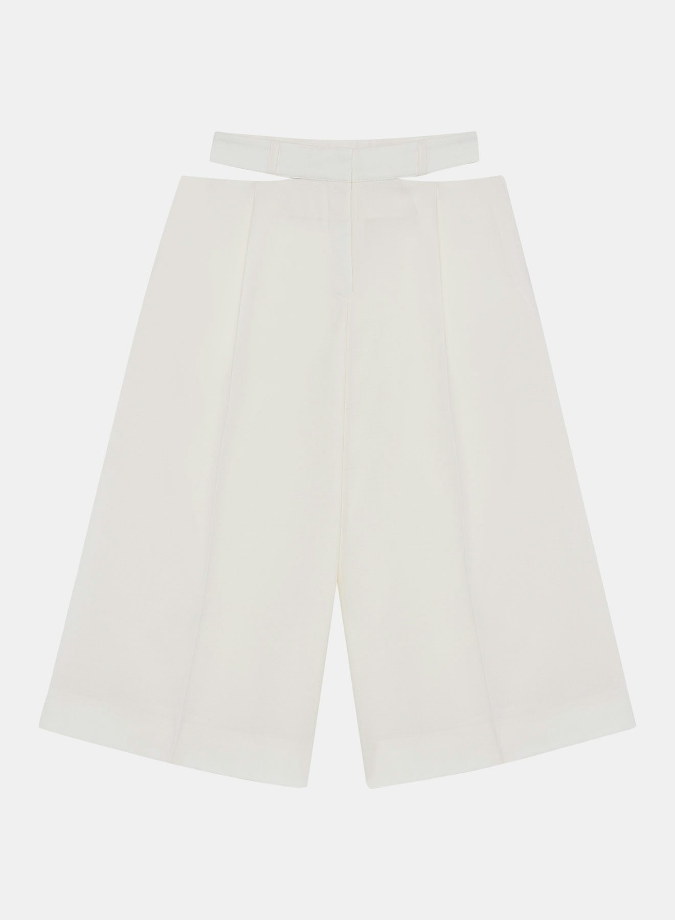 Ivory Light Wool Gabardine Bermuda Shorts - Nina Ricci