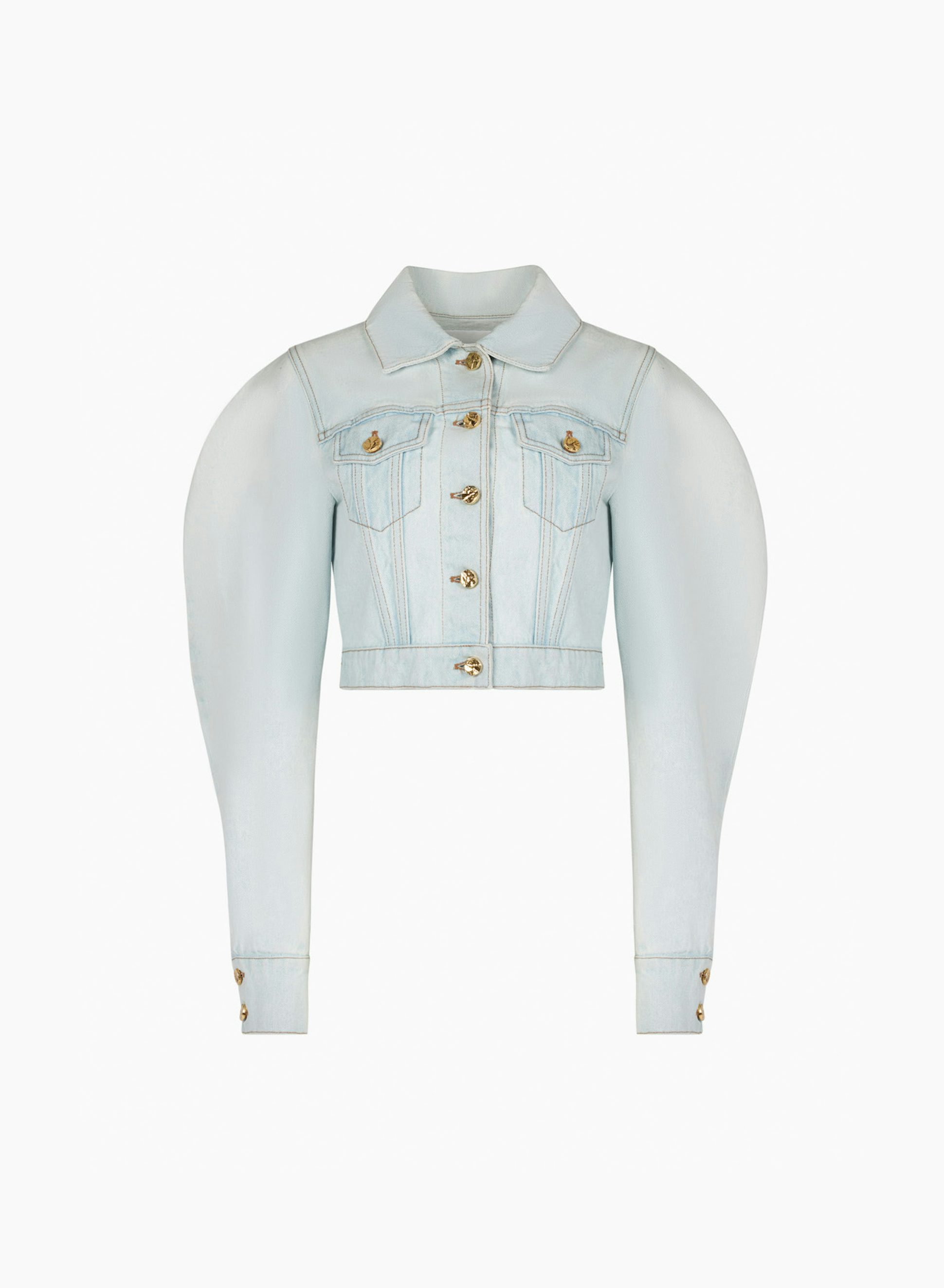 Veste en denim à manches cocon  Bleu Délavé - Nina Ricci 