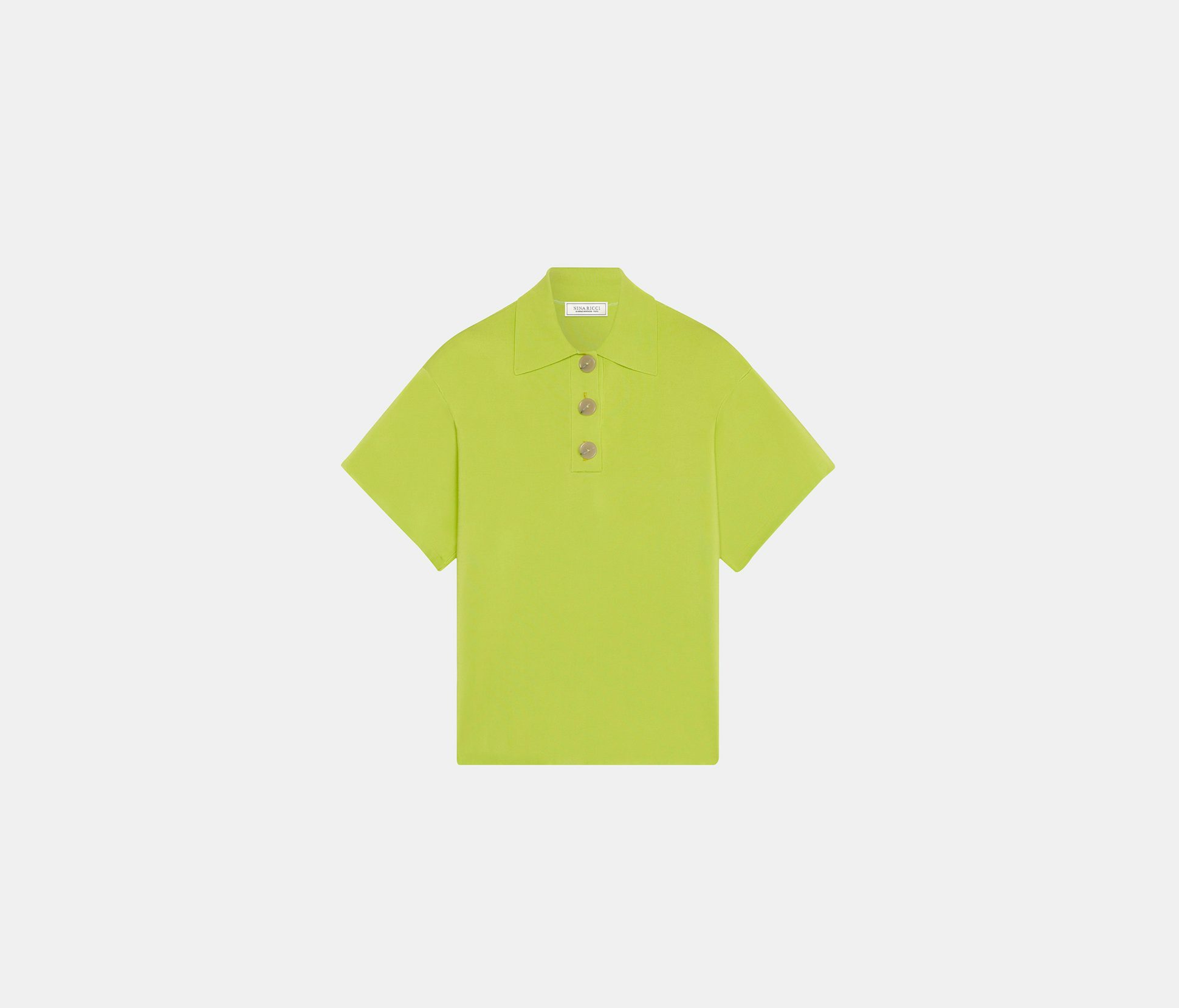 Polo de Punto Milano Verde Limón - Nina Ricci