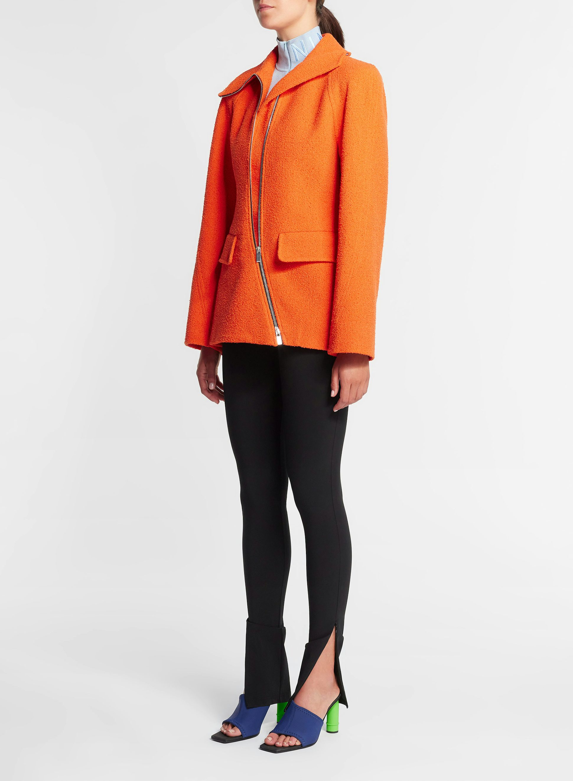 Bouclette cotton jacket Orange - Nina Ricci
