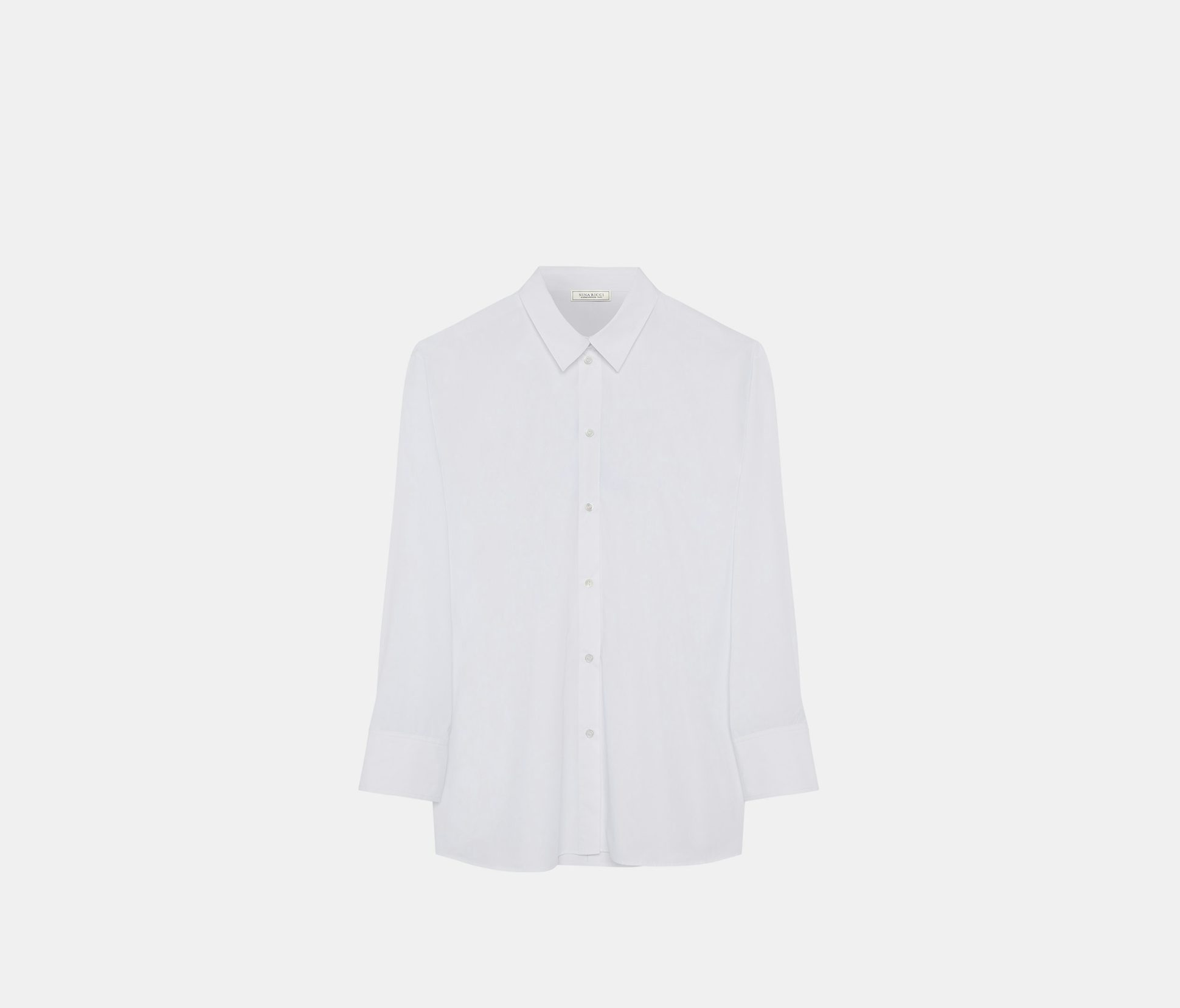 Camisa efecto arrugado con bordado