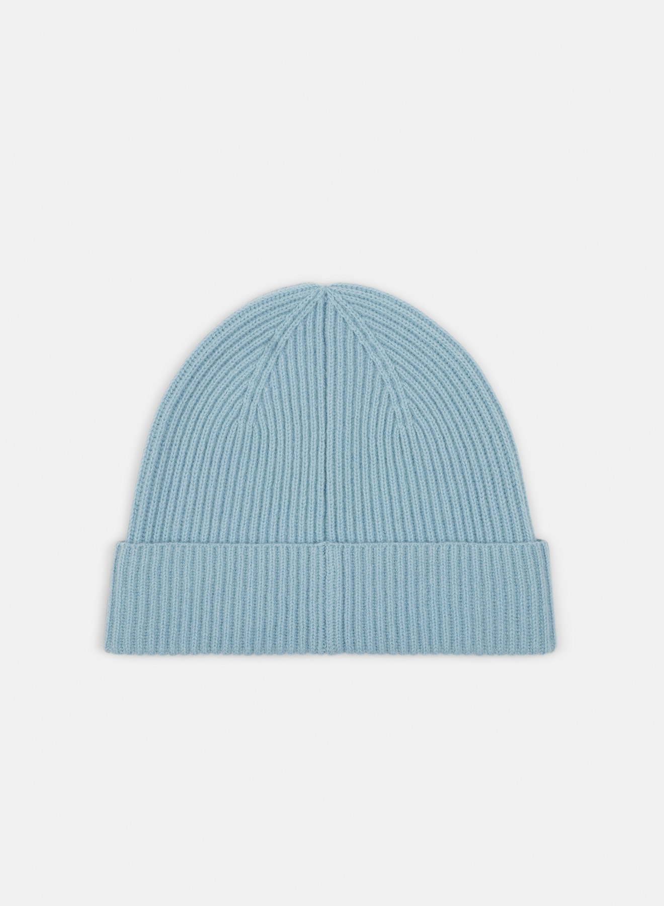 light blue wool hat