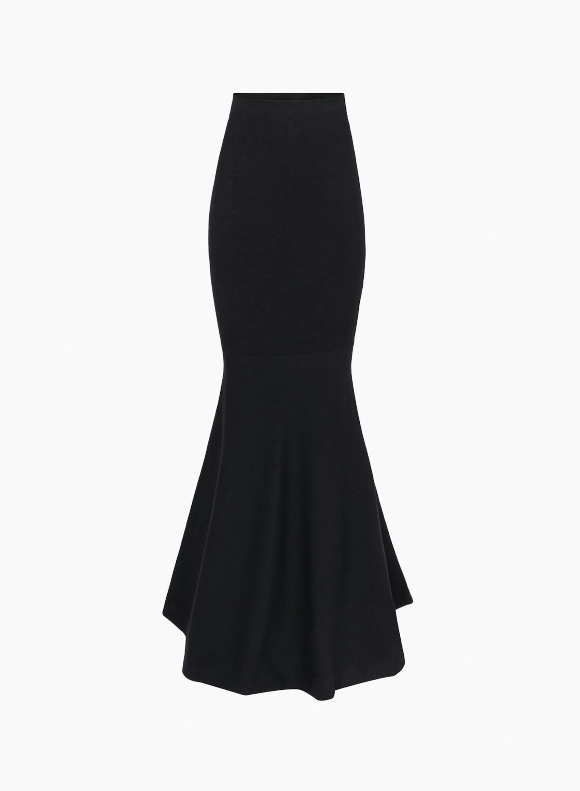 Wool-Blend Mermaid Skirt Black - Nina Ricci