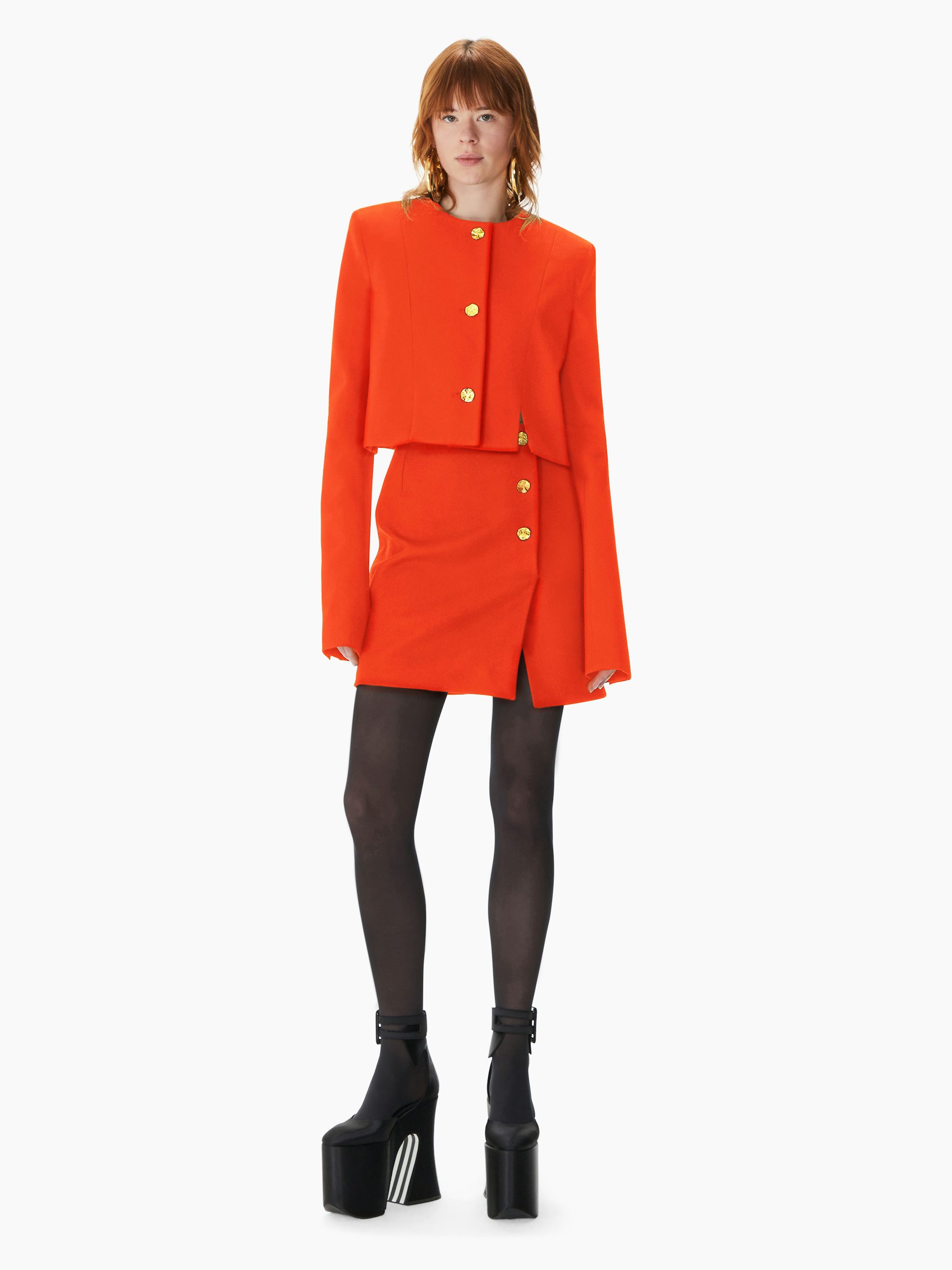 Jupe courte Orange - Nina Ricci