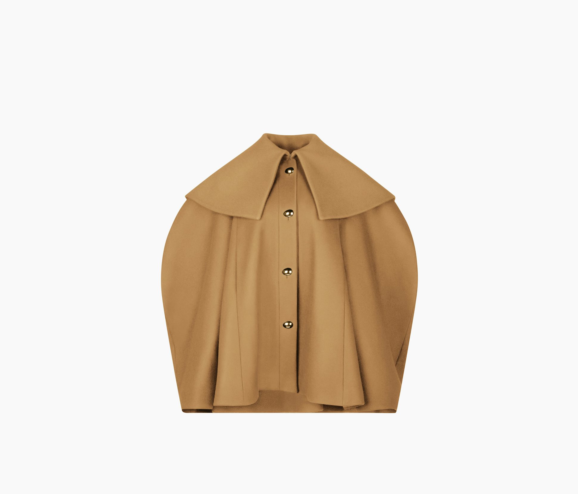 COCOON WOOL JACQUARD COAT 34