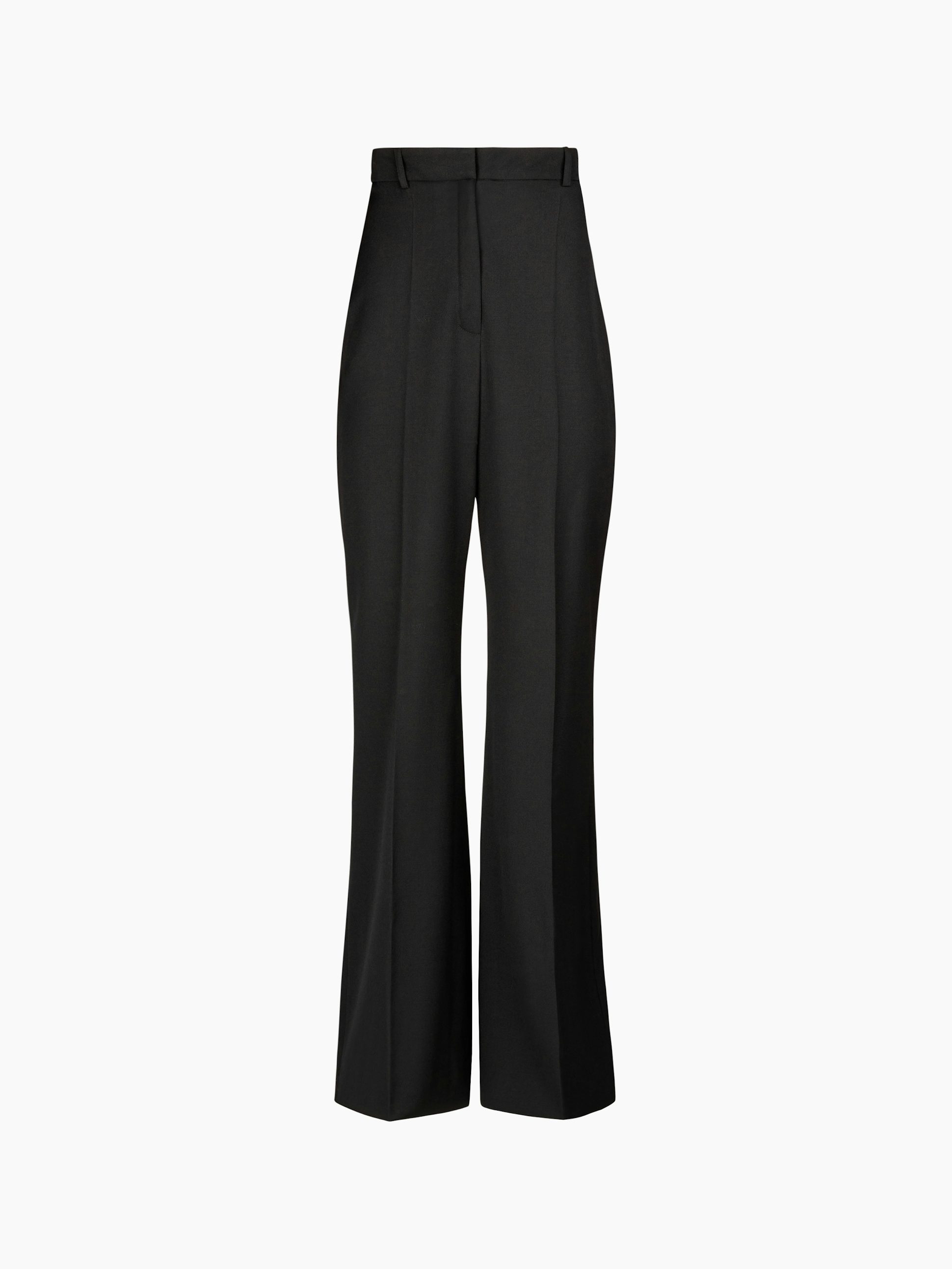 Wool Gabardine Large Pants Black - Nina Ricci 