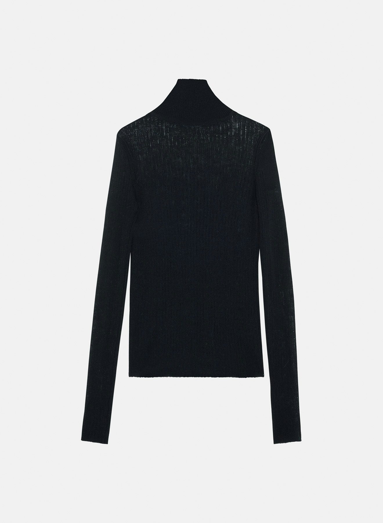 Openwork merino wool sweater black - Nina Ricci