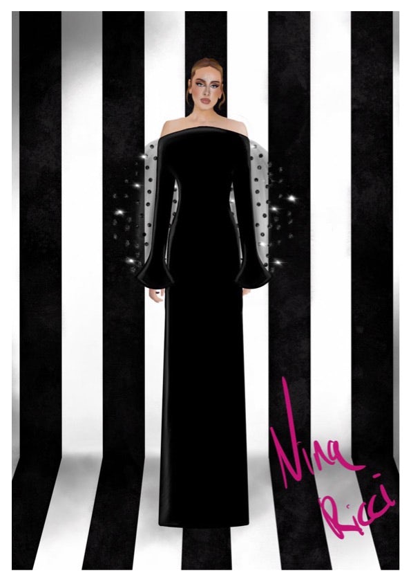 Adele's Dress by Harris Reed - Nina Ricci
