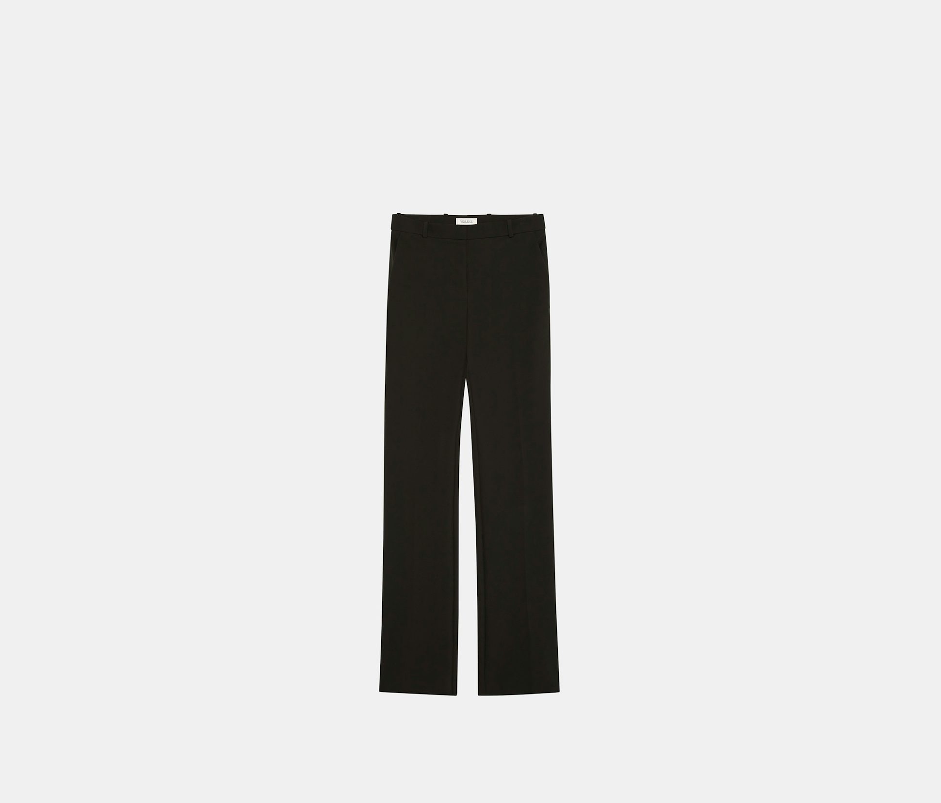 Gabardine Straight Pants