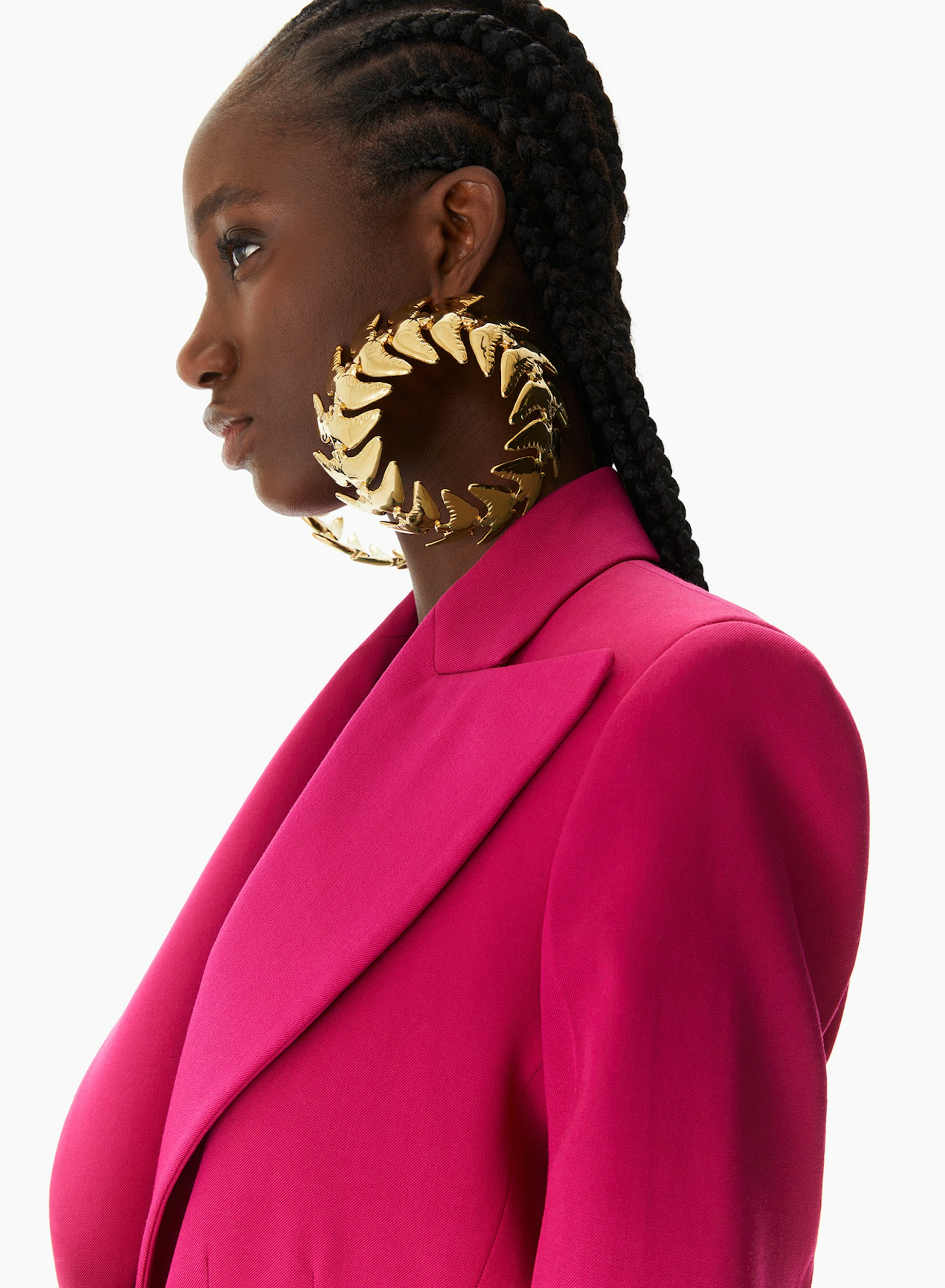 Pendientes De Cadena Con Paloma Xl Oro- Nina Ricci