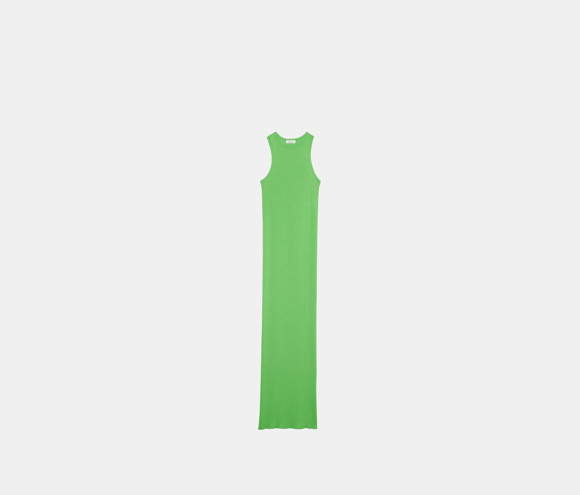 Vestido sin mangas de punto fino