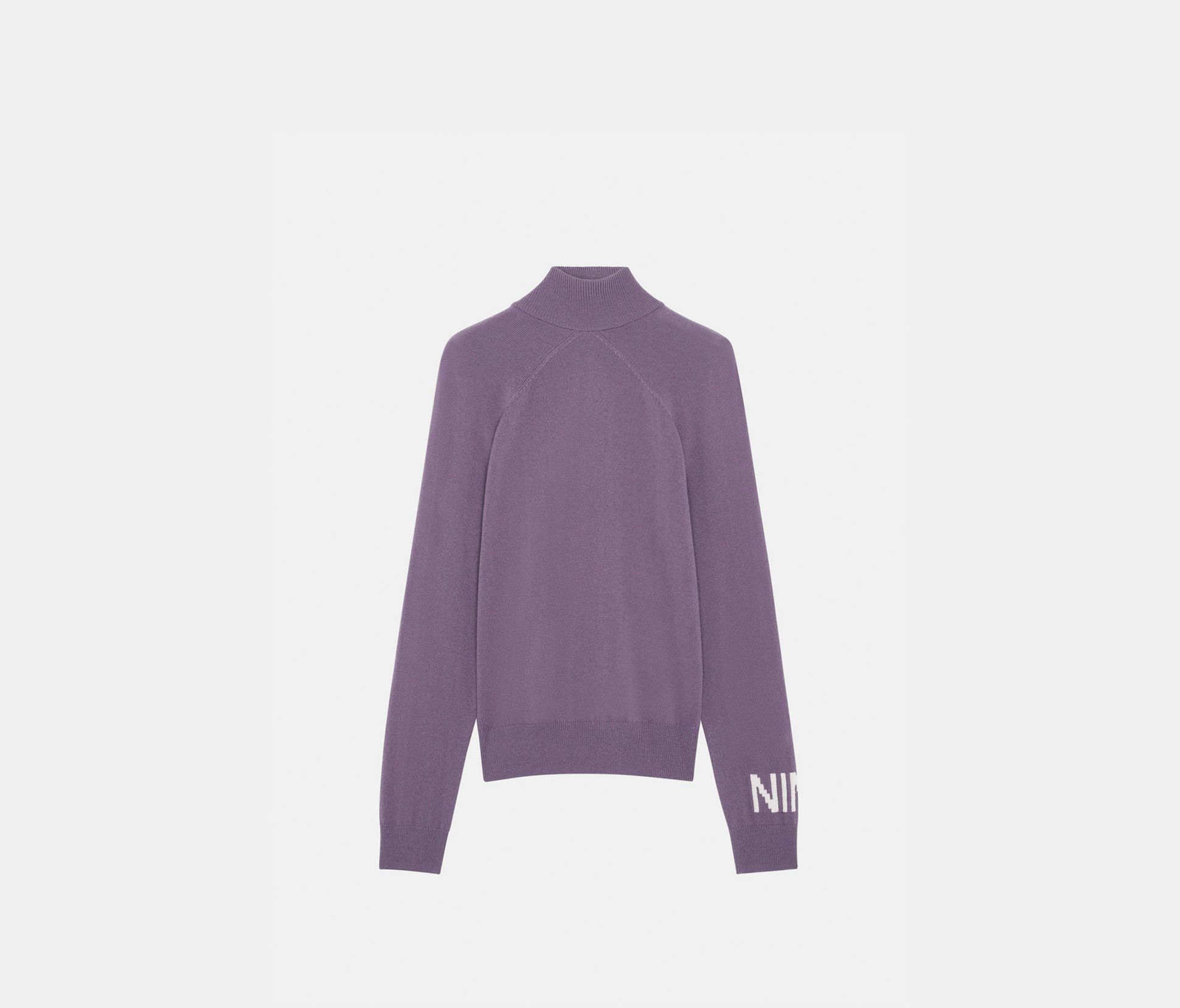Intarsia cashmere sweater lilac - Nina Ricci