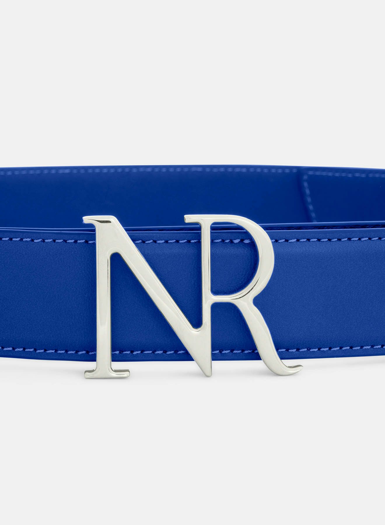 Leather belt klein blue -Nina Ricci