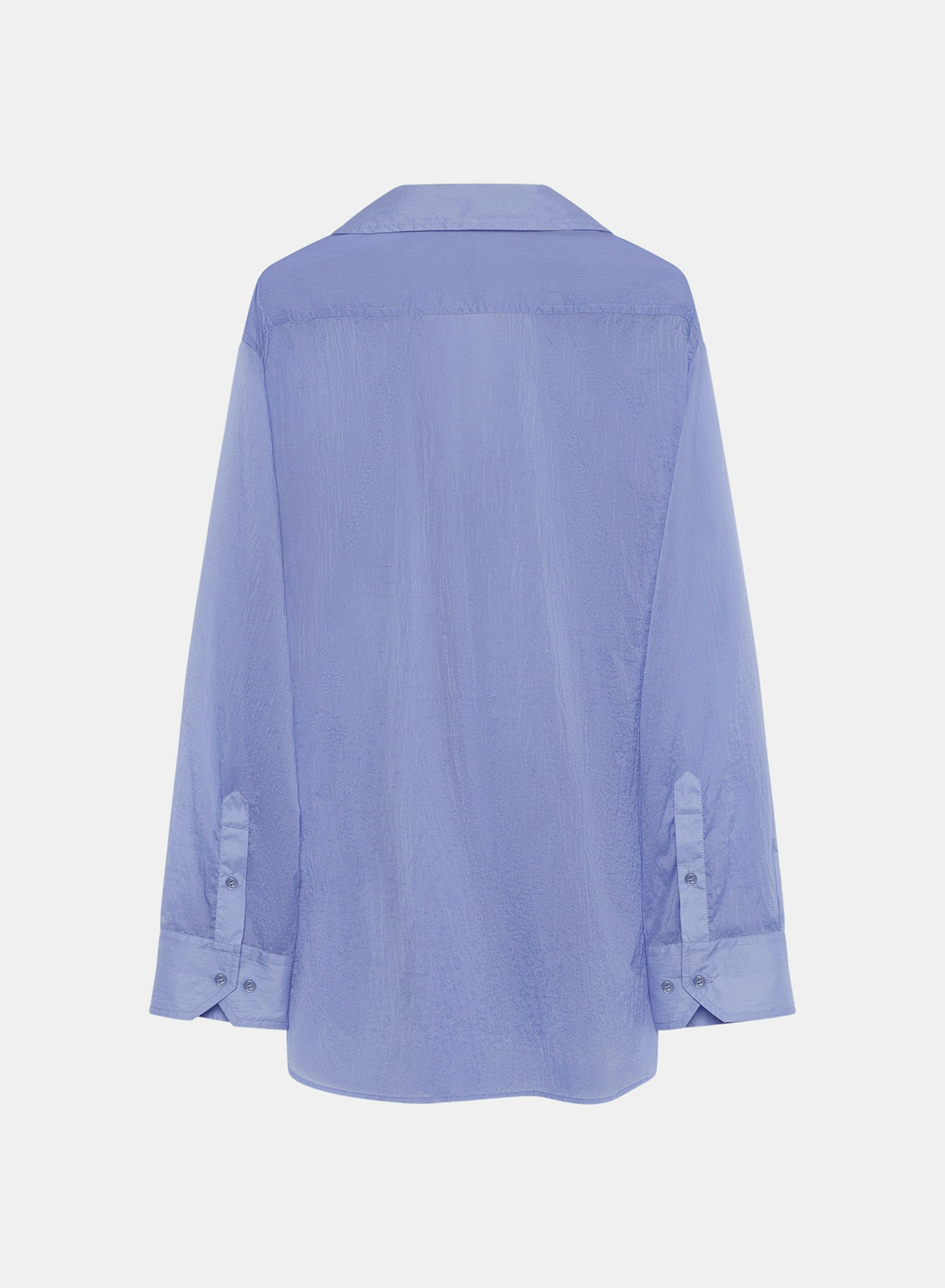 Blouse Cache-Cœur en Nylon Mauve - Nina Ricci