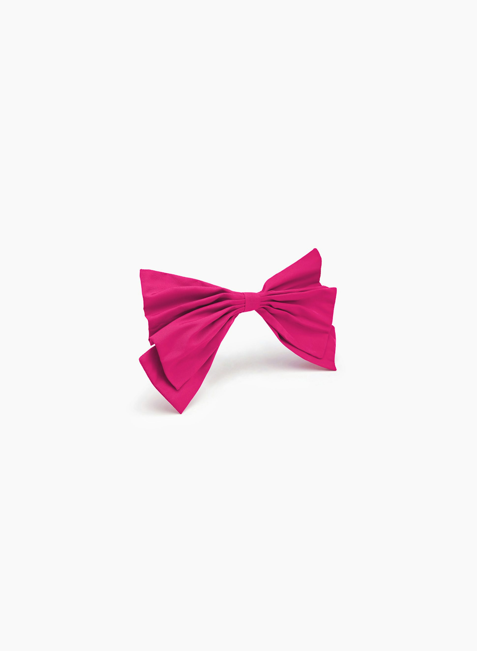 Taffeta Bow Hair Clip Fuchsia - Nina Ricci 