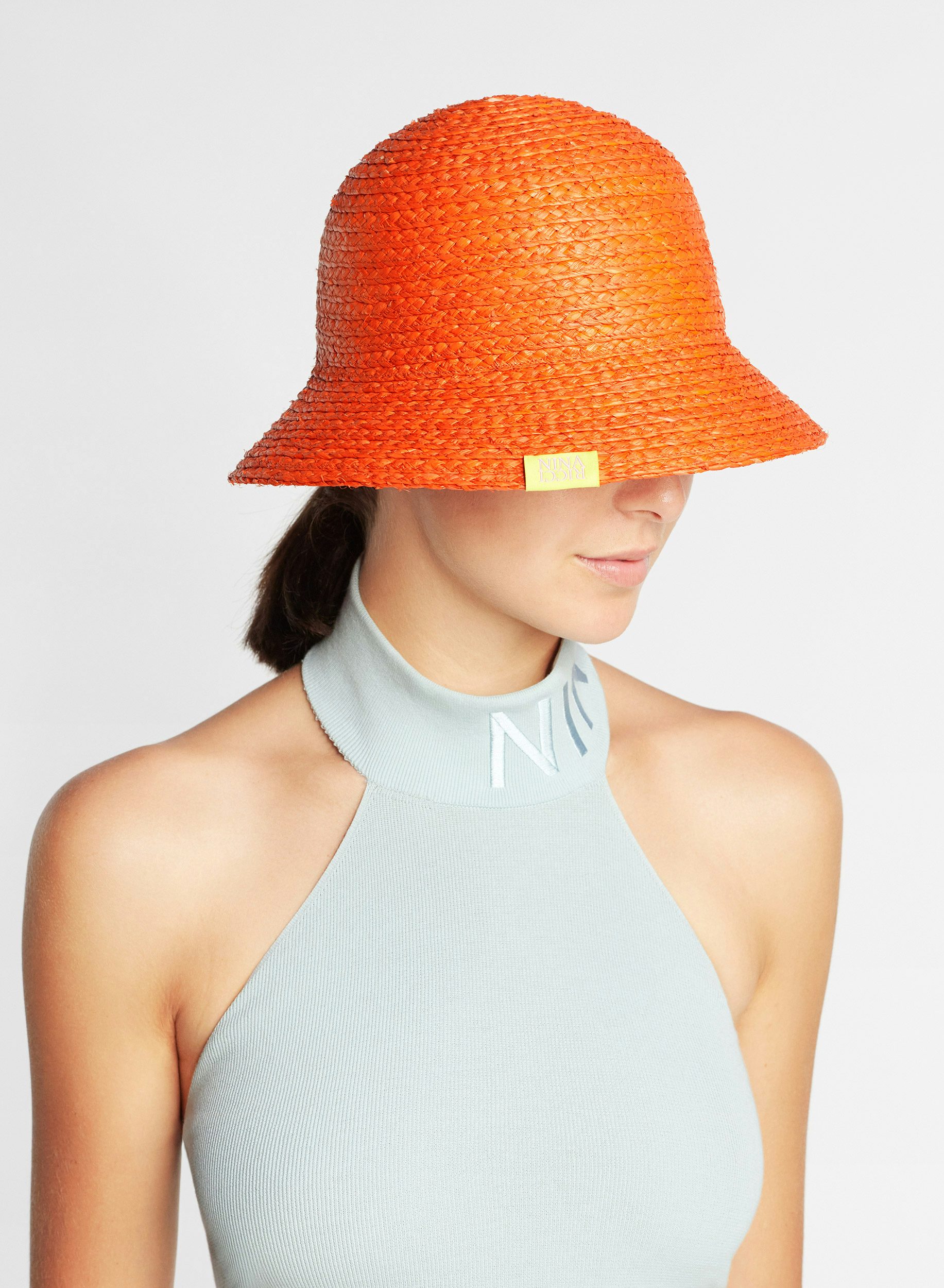 Sombrero de Paja Naranja - Nina Ricci