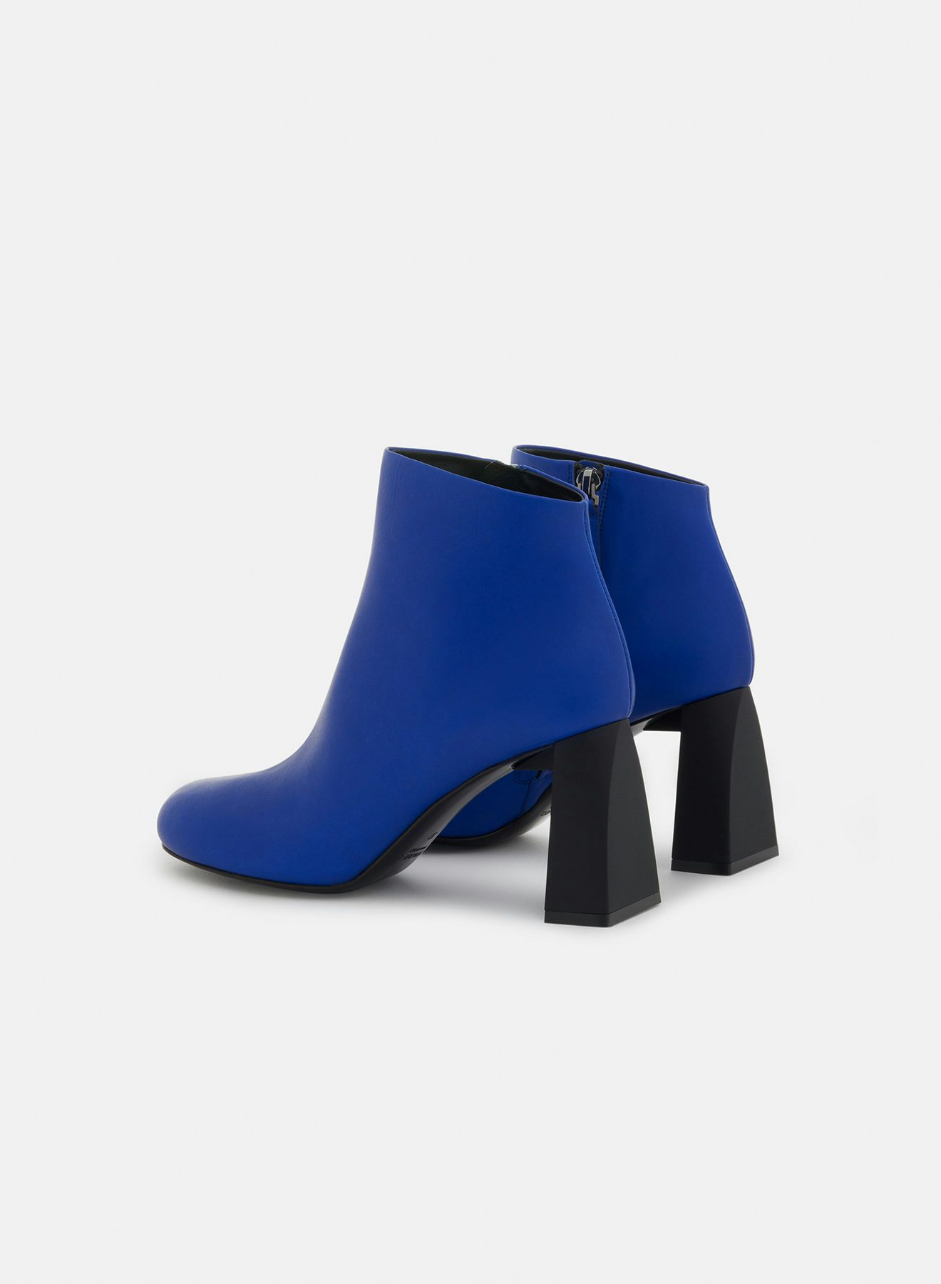 Calf leather ankle boots klein blue - Nina Ricci