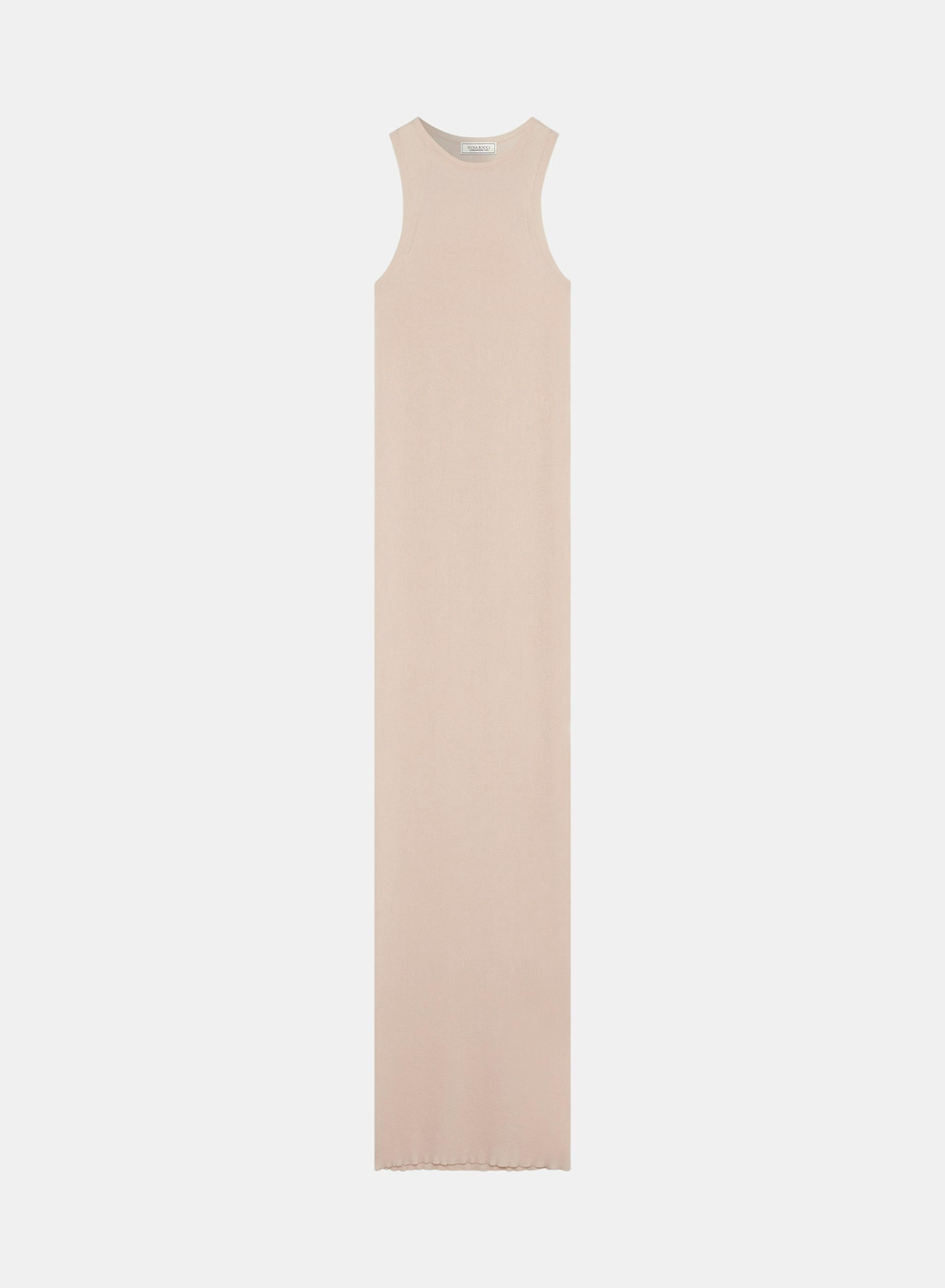 Robe Débardeur en Maille Fine Nude - Nina Ricci