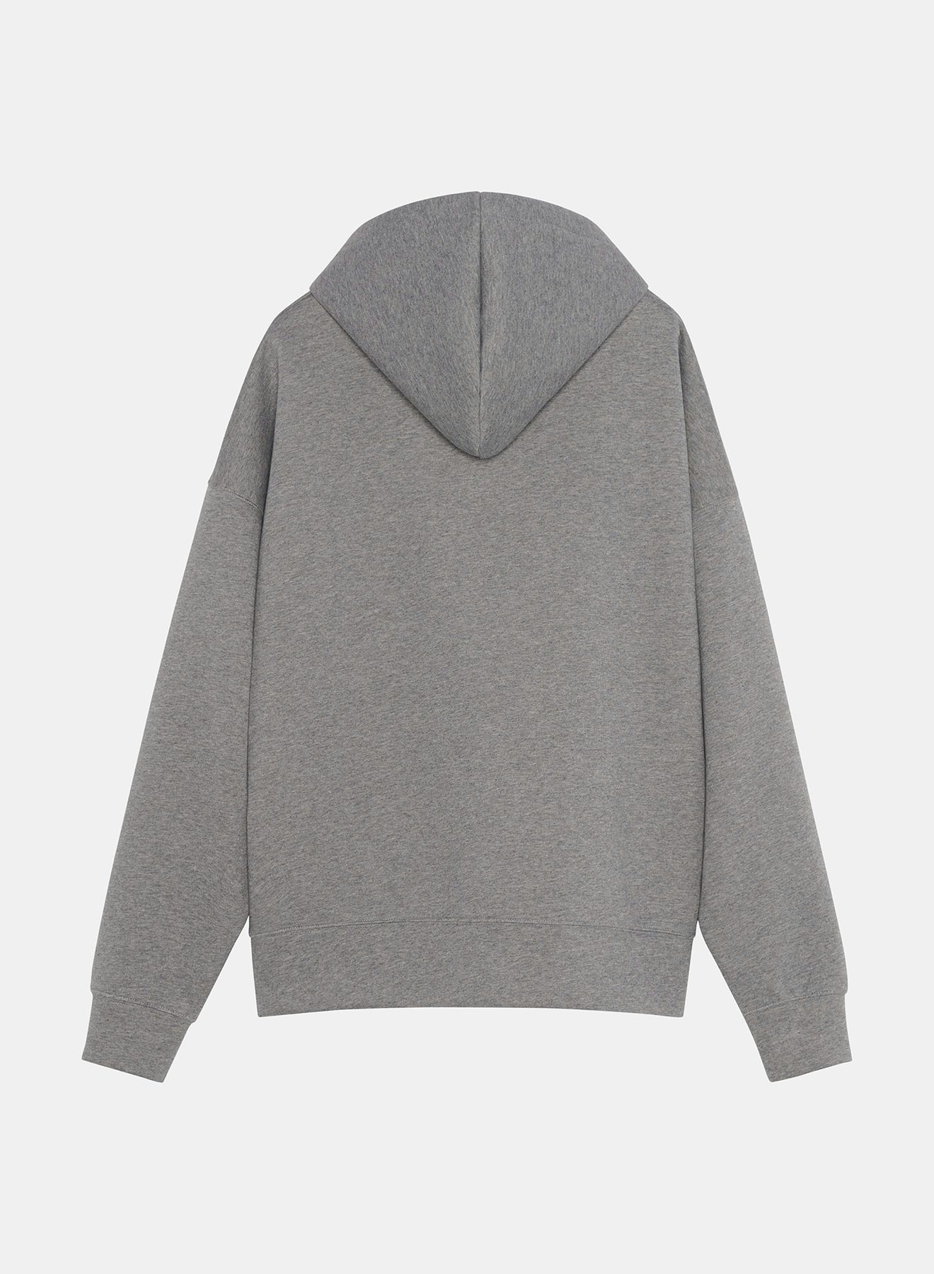 Sweatshirt à Capuche Réversible en Néoprène Gris et Blanc à Logo Sunset - Nina Ricci