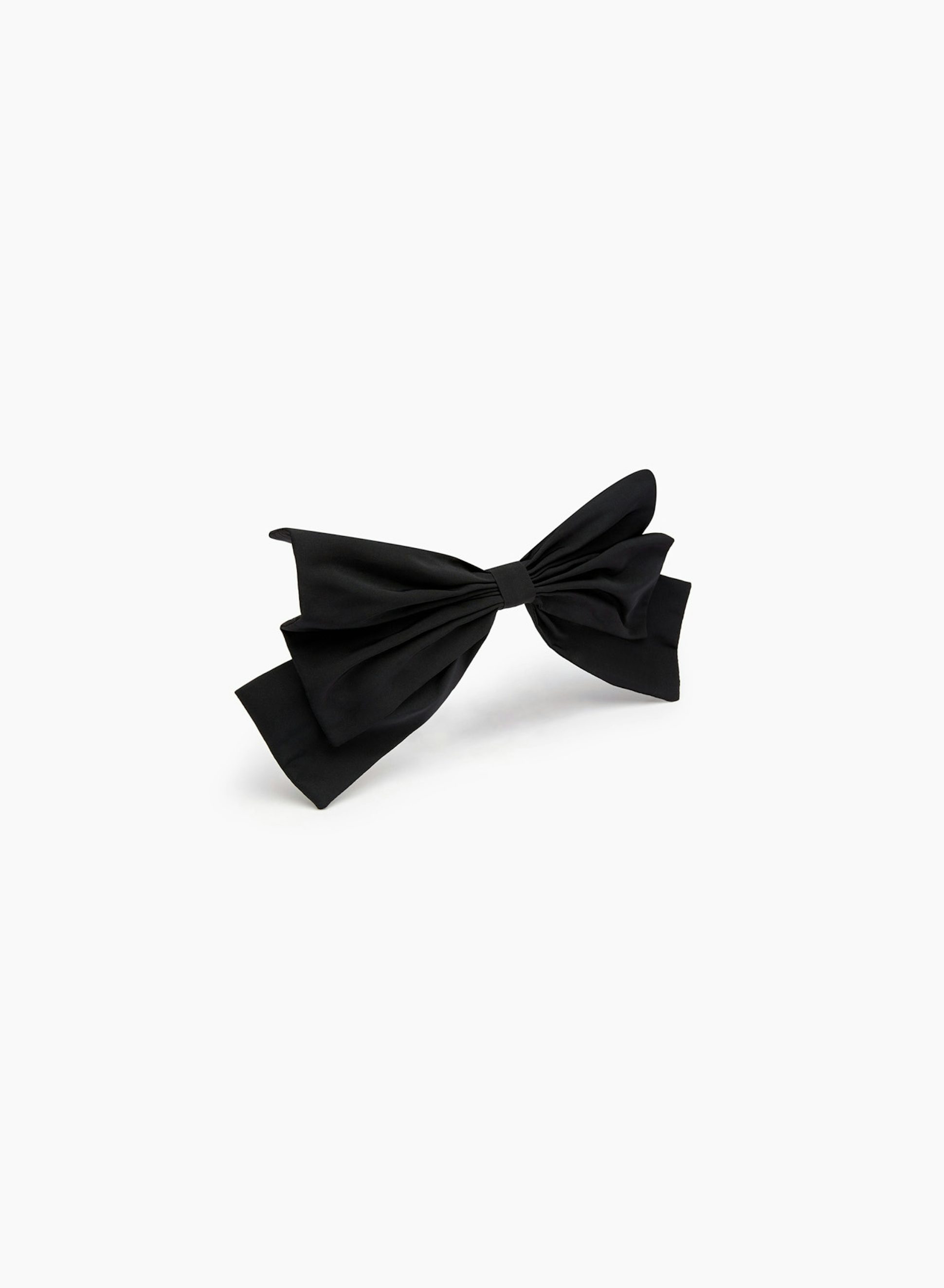 Taffeta Bow Hair Clip Black - Nina Ricci 