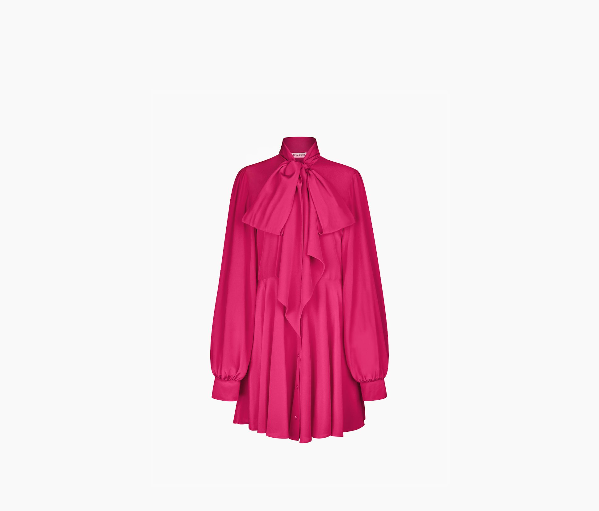 Crepe De Chine Midi Shirt Dress  34