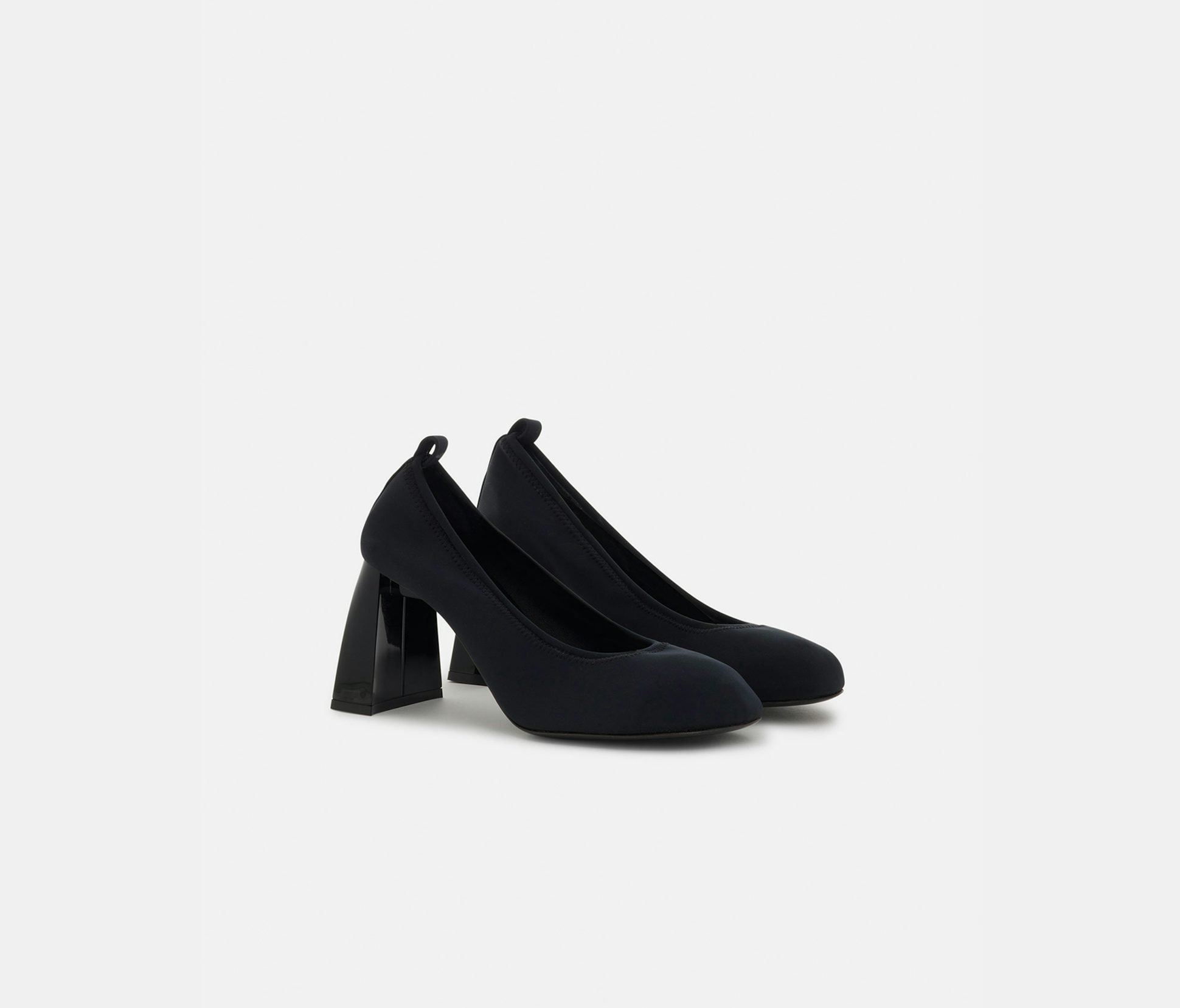 Escarpins en néoprène noir - Nina Ricci