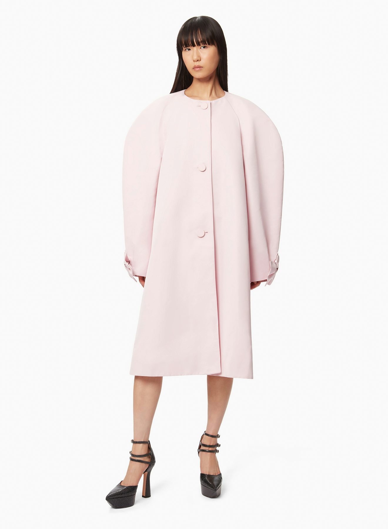 Opera coat with cocoon sleeves pink - Nina Ricci