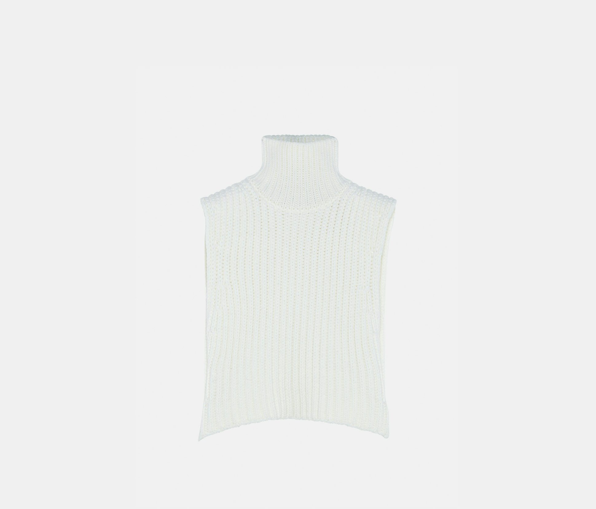 Woolen ribs sweater white - Nina Ricci