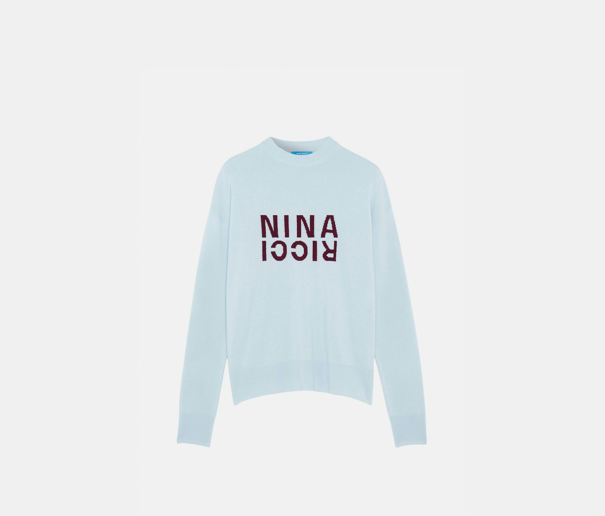 Cashmere pull over light blue - Nina Ricci
