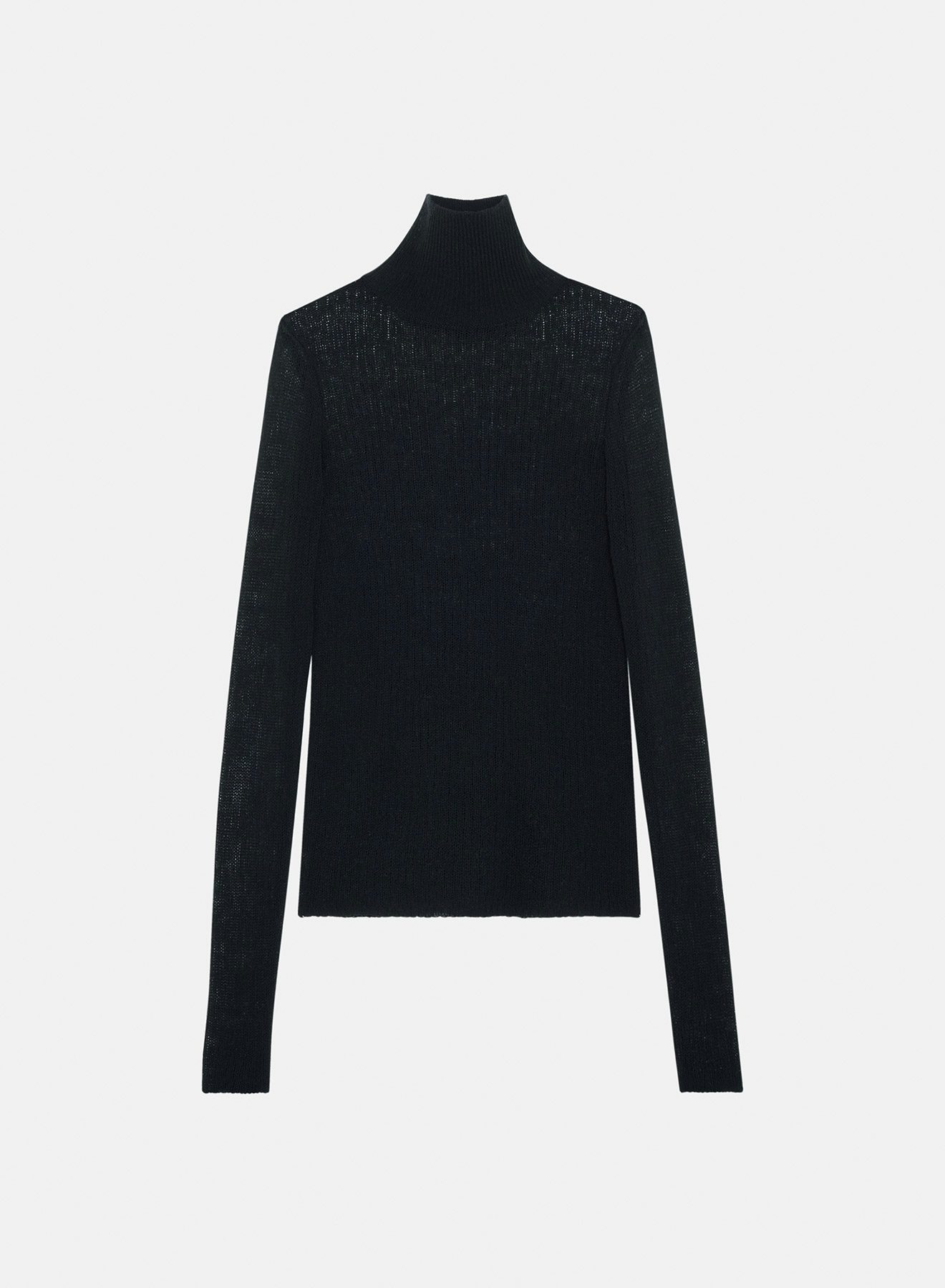 Openwork merino wool sweater black - Nina Ricci