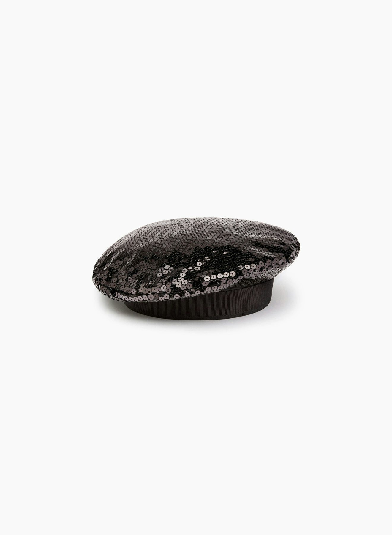 Béret en sequins noir - Nina Ricci