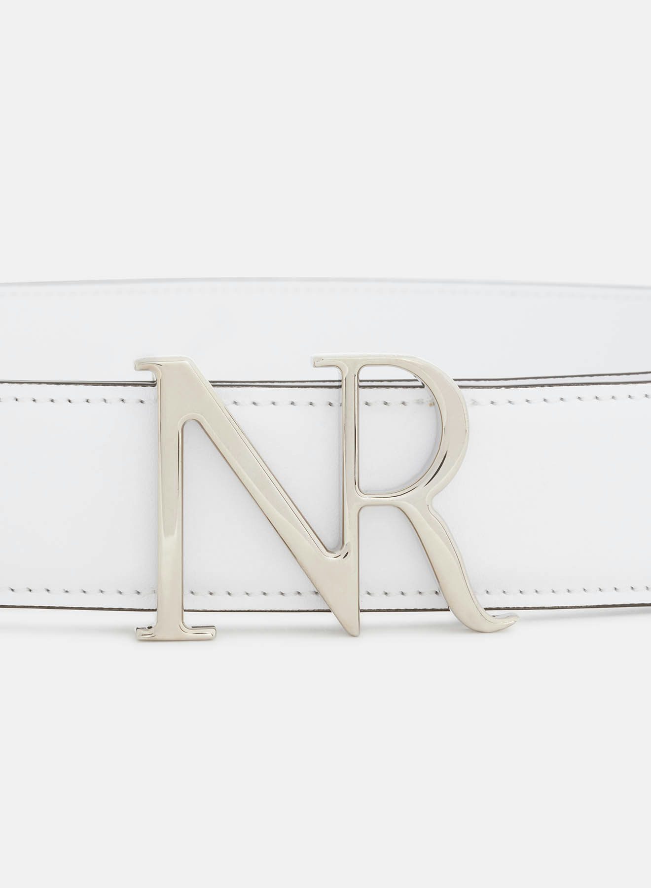 Leather belt white - Nina Ricci