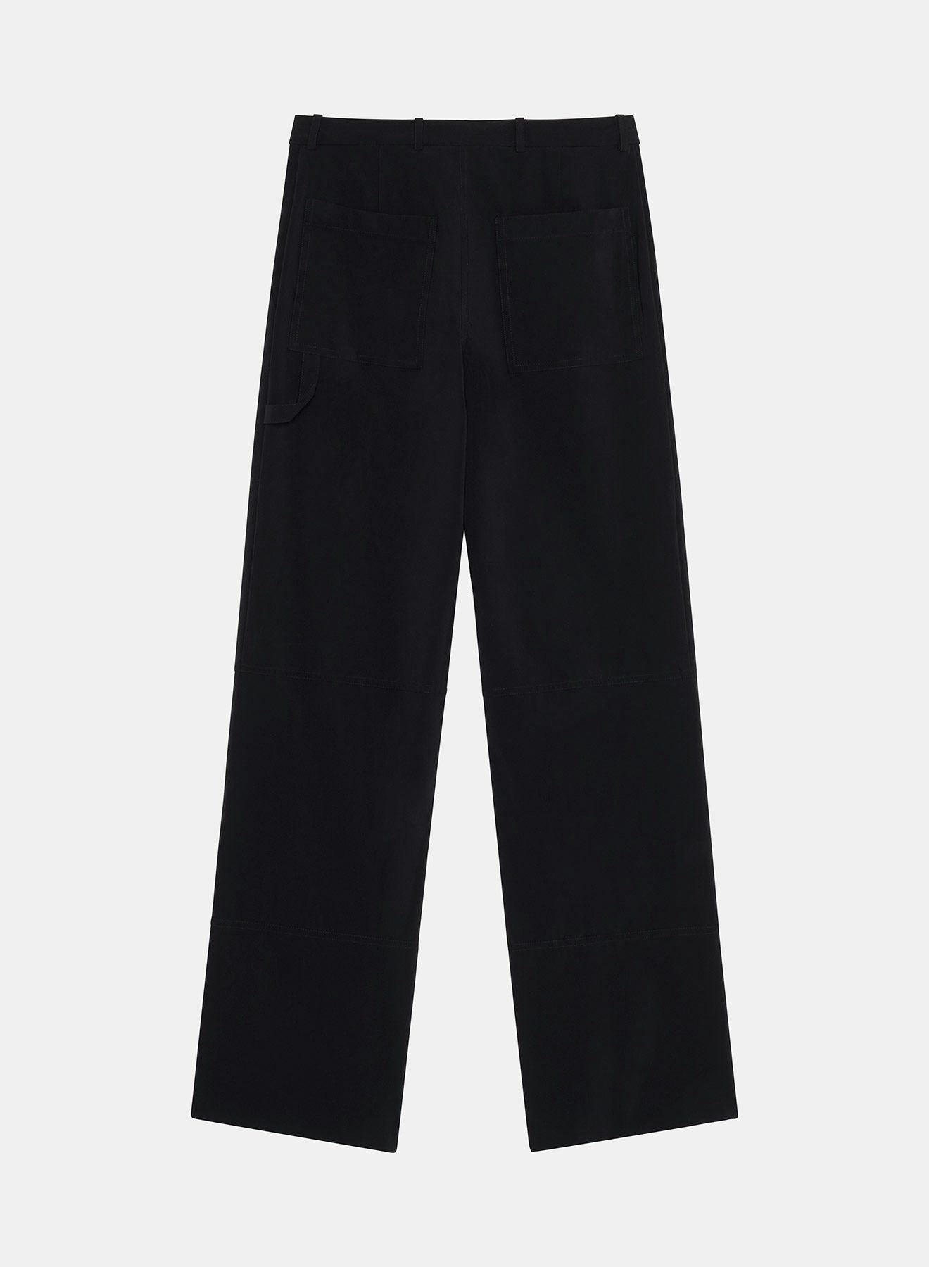 Black cargo pants in light neoprene - Nina Ricci