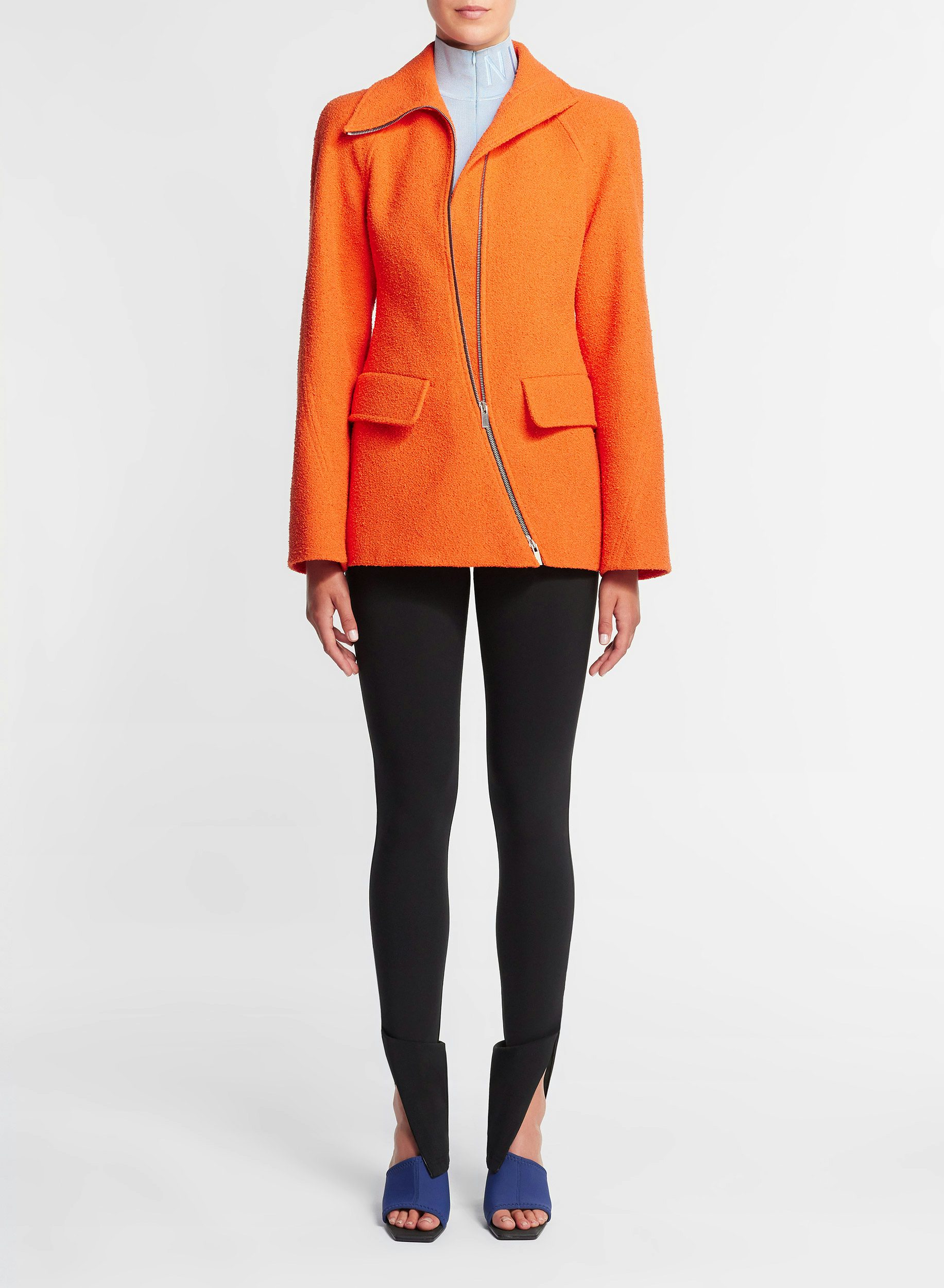 Bouclette cotton jacket Orange - Nina Ricci
