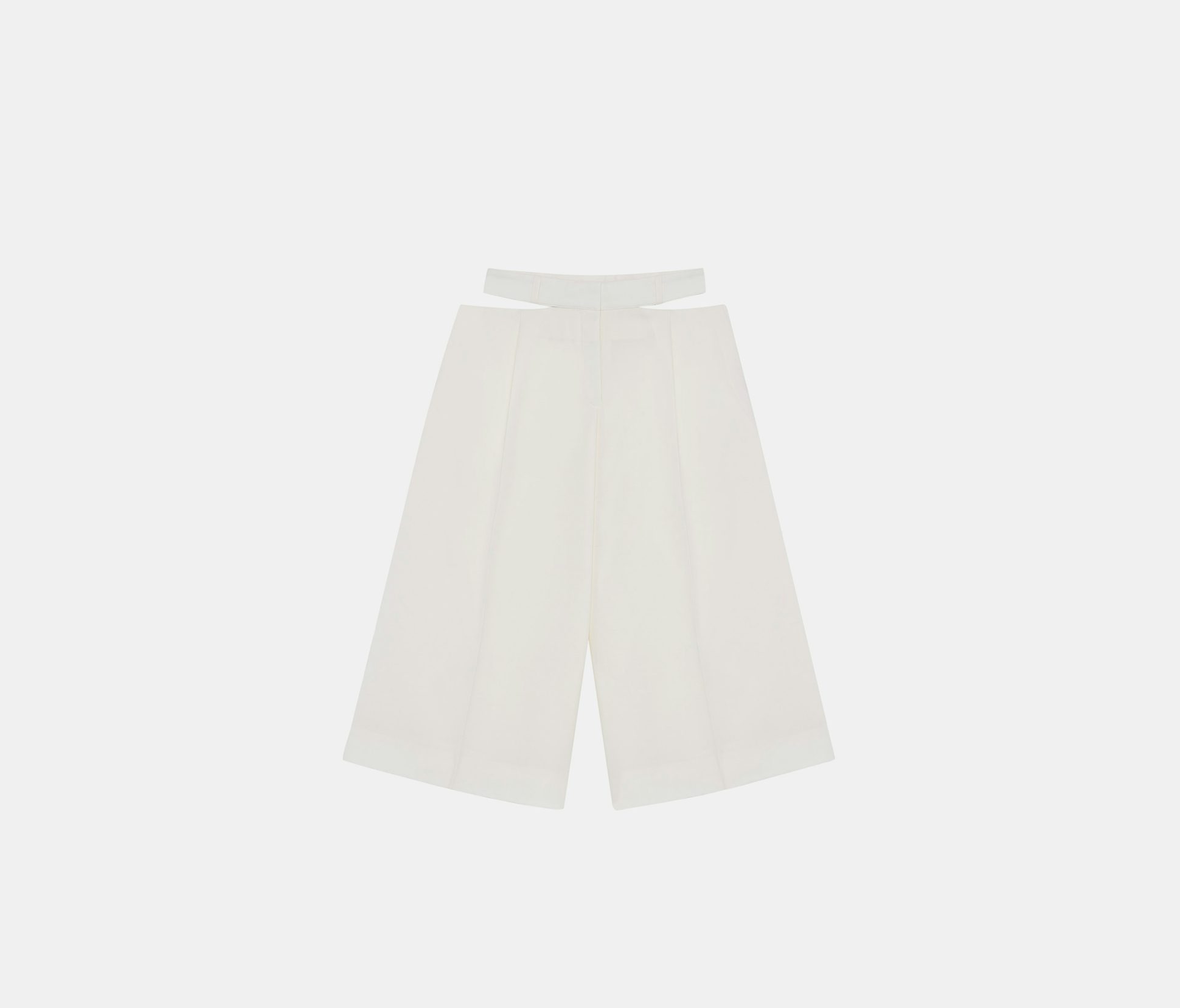 Bermudas de gabardina de lana fina