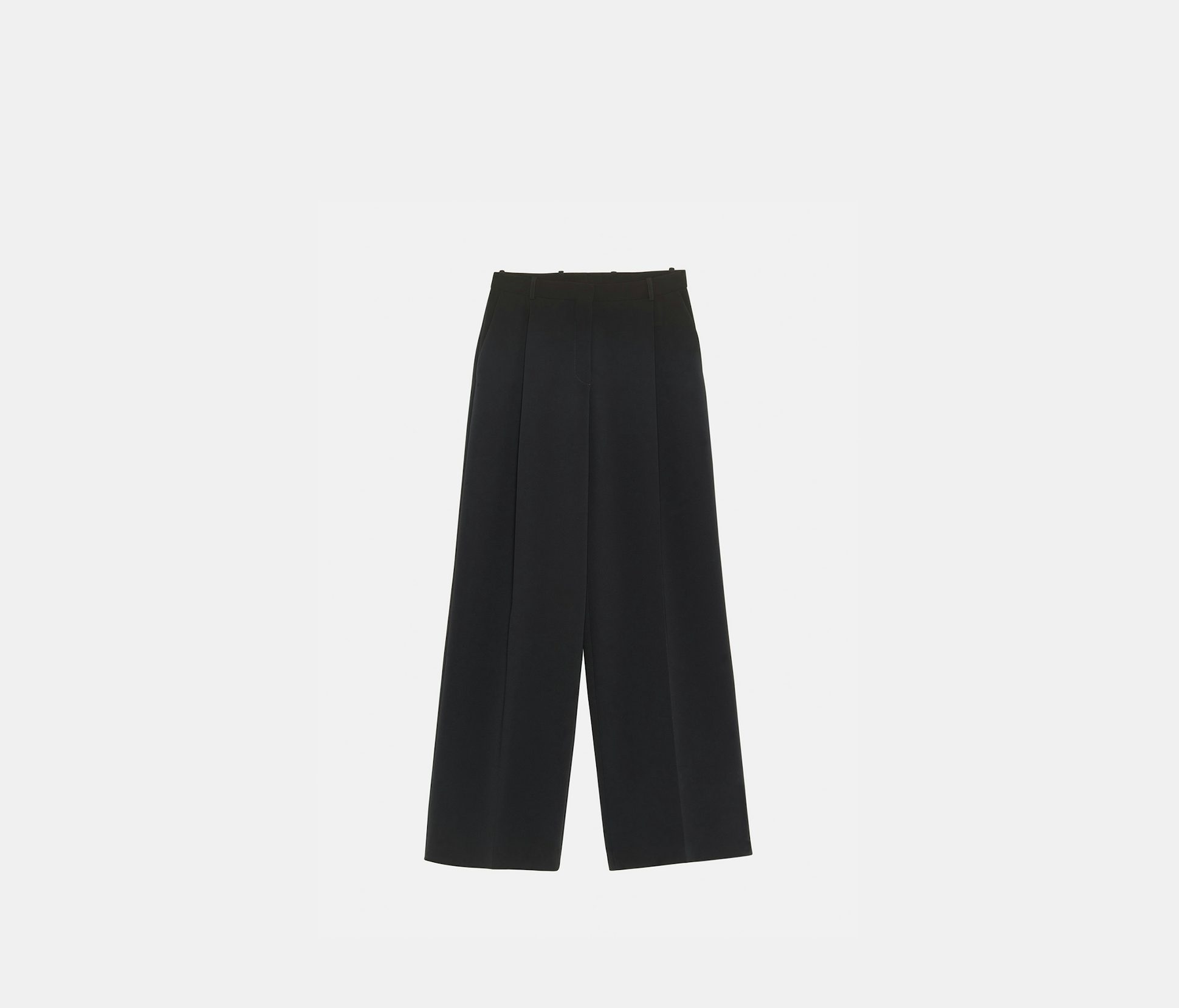 Recycled gabardine wide pant black - Nina Ricci