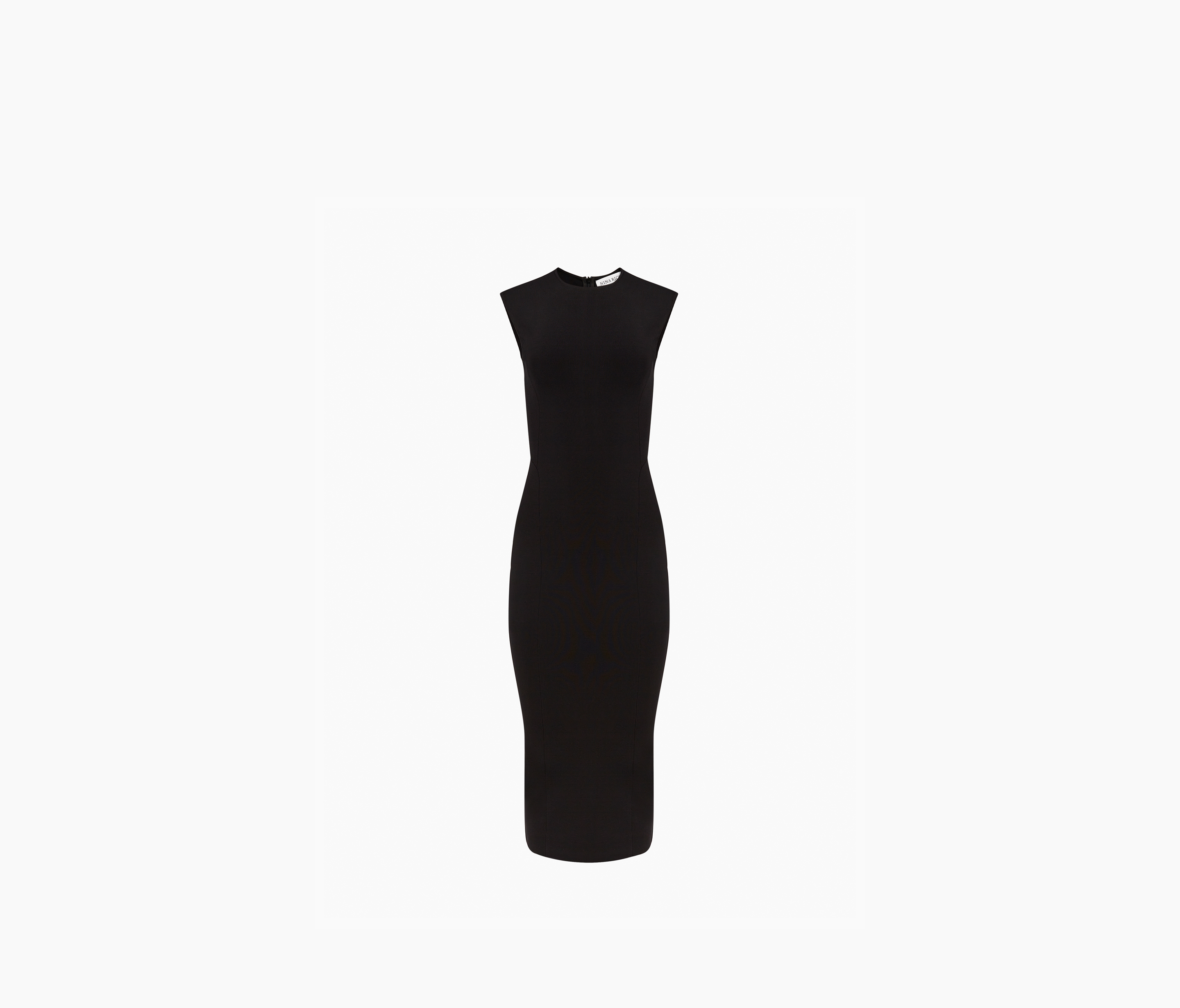 Long sleeveless dress in black - Nina Ricci