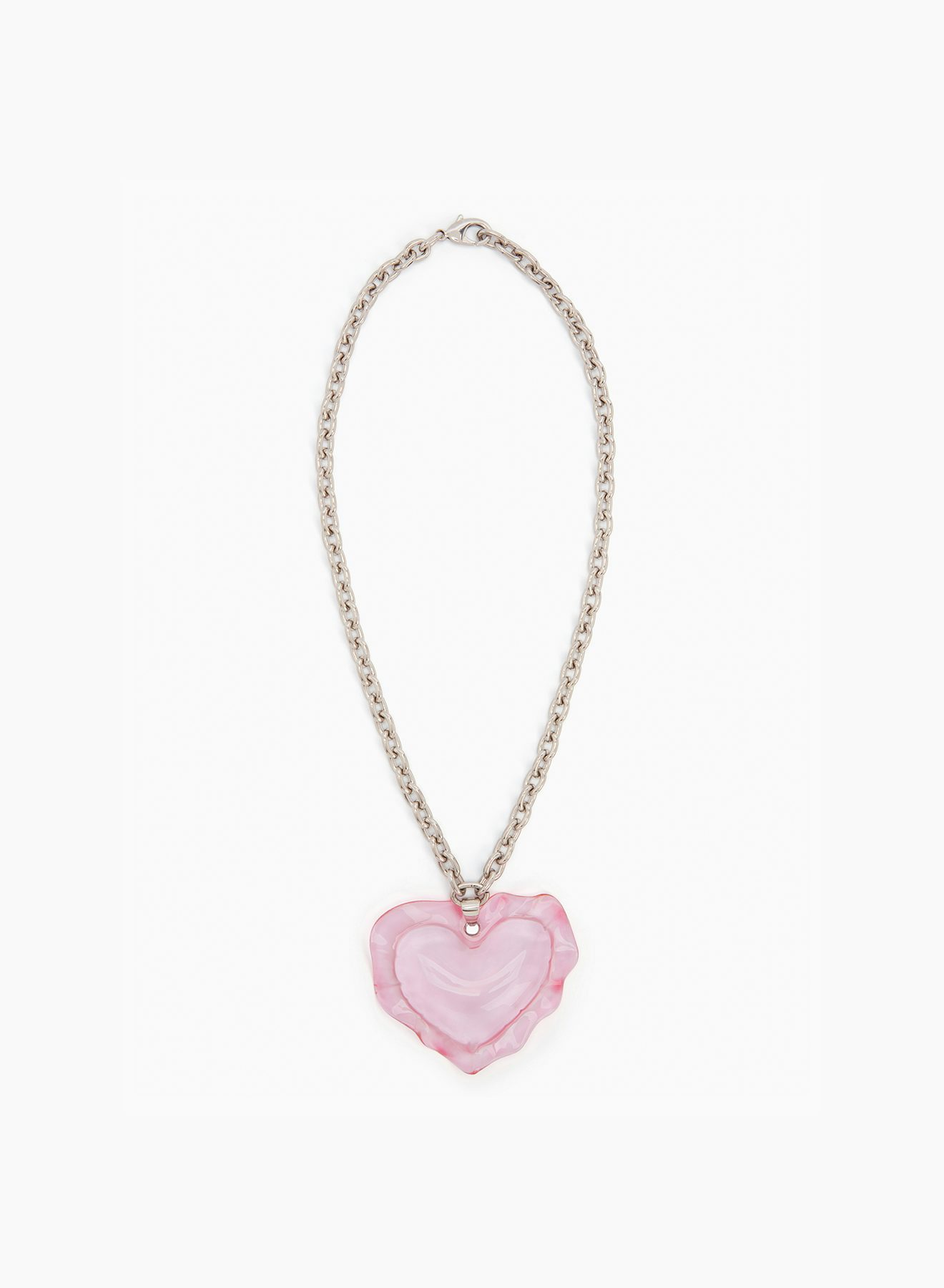 Cushion heart necklace in pink - Nina Ricci