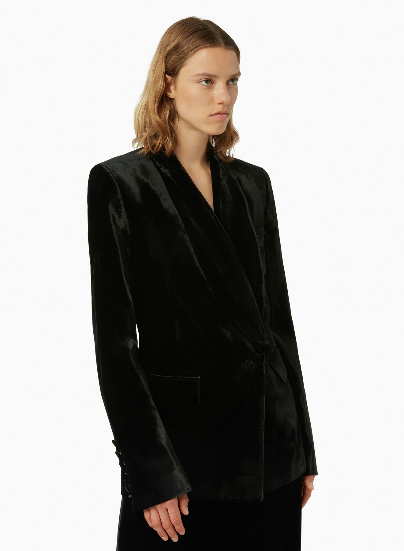 Velvet blazer in black - Nina Ricci